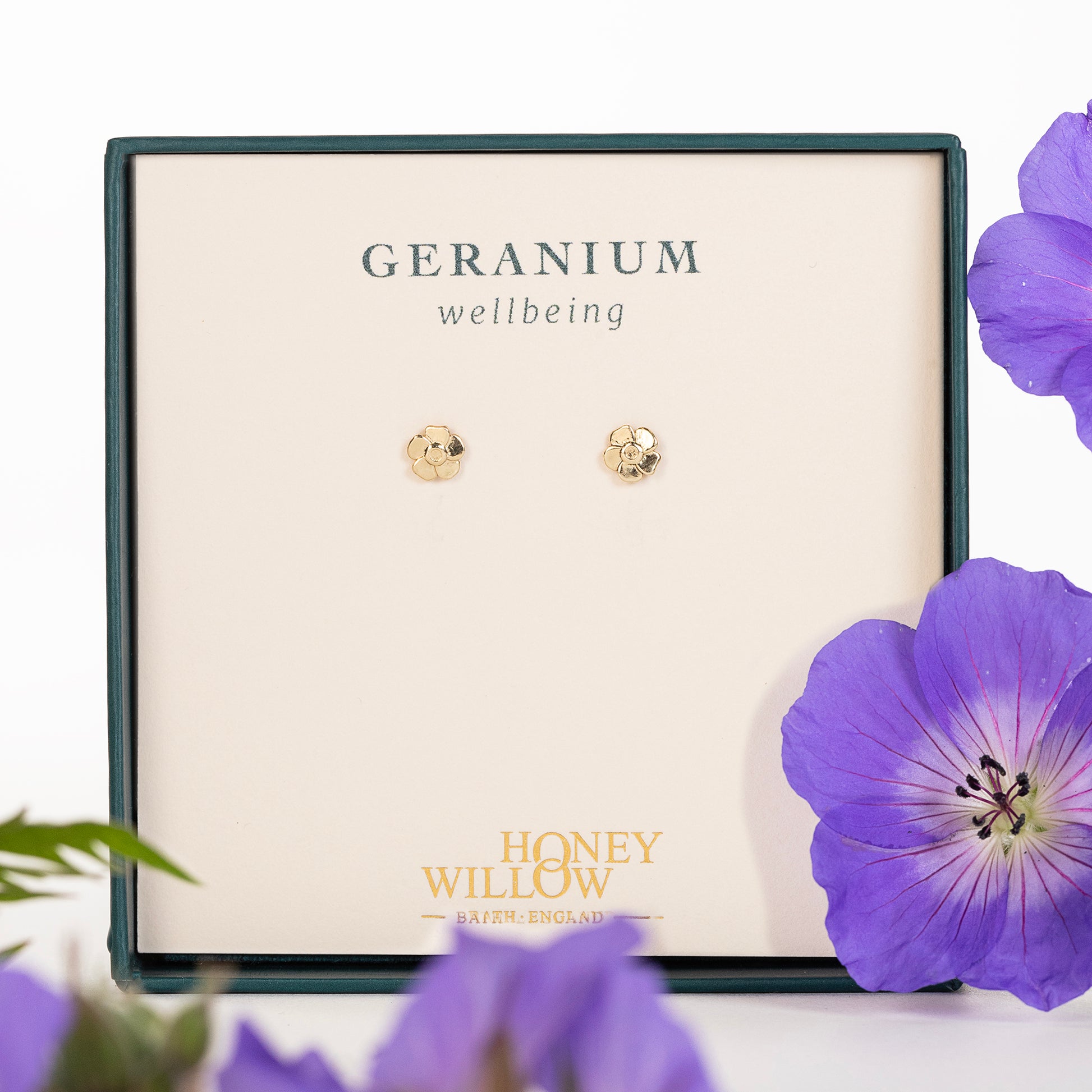 geranium studs