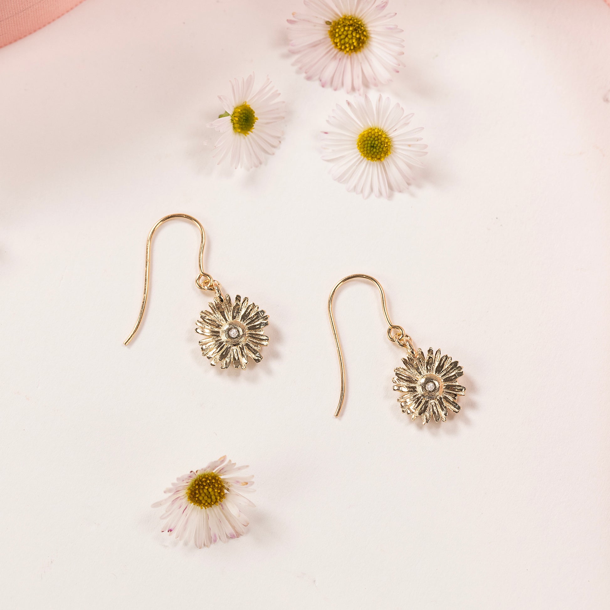 daisy earrings