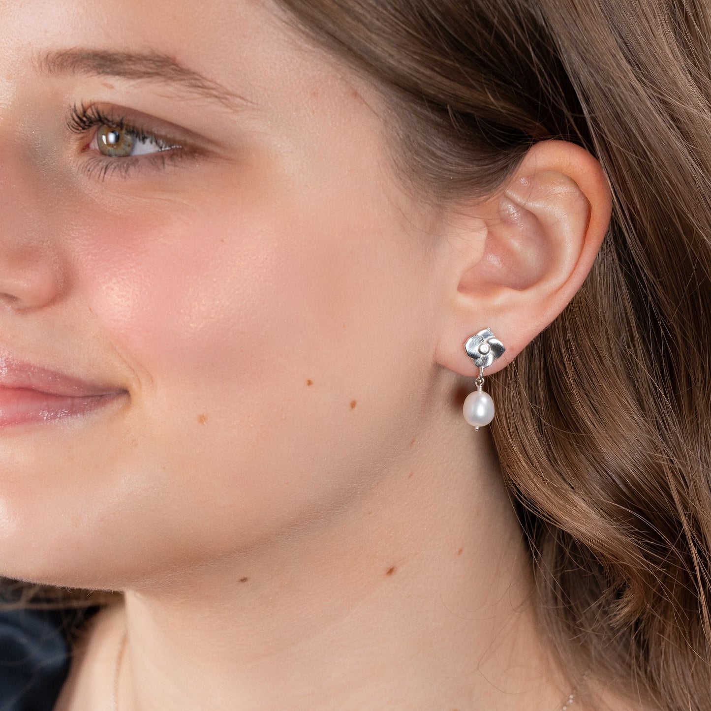 hydrangea earrings