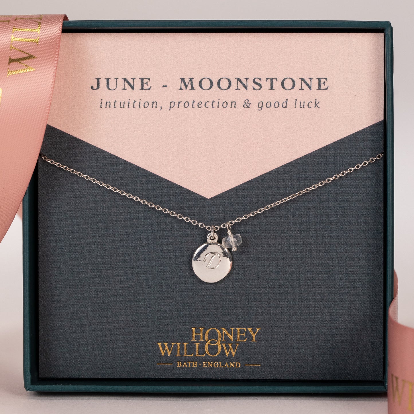 June birthstone necklace