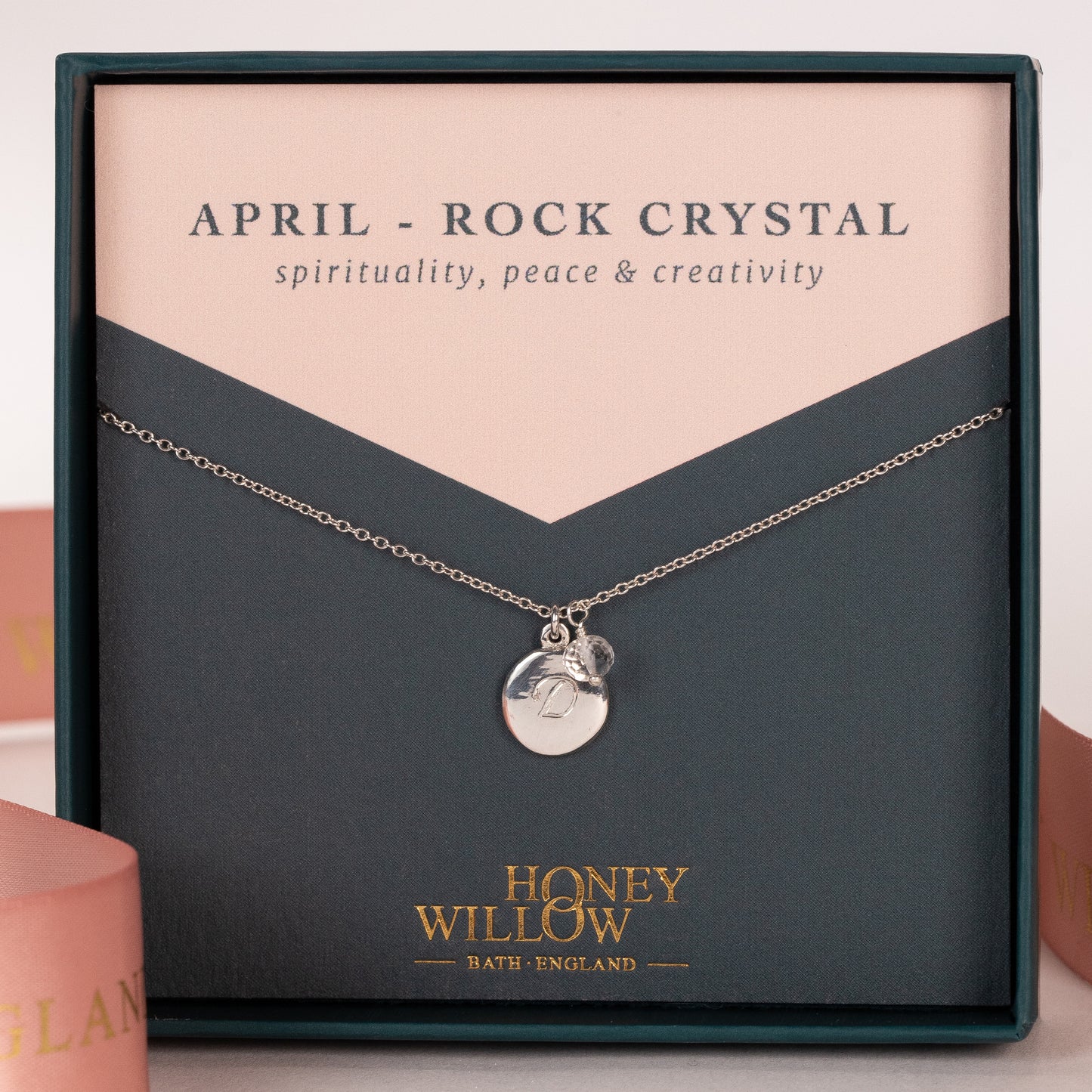 april birthstone necklace