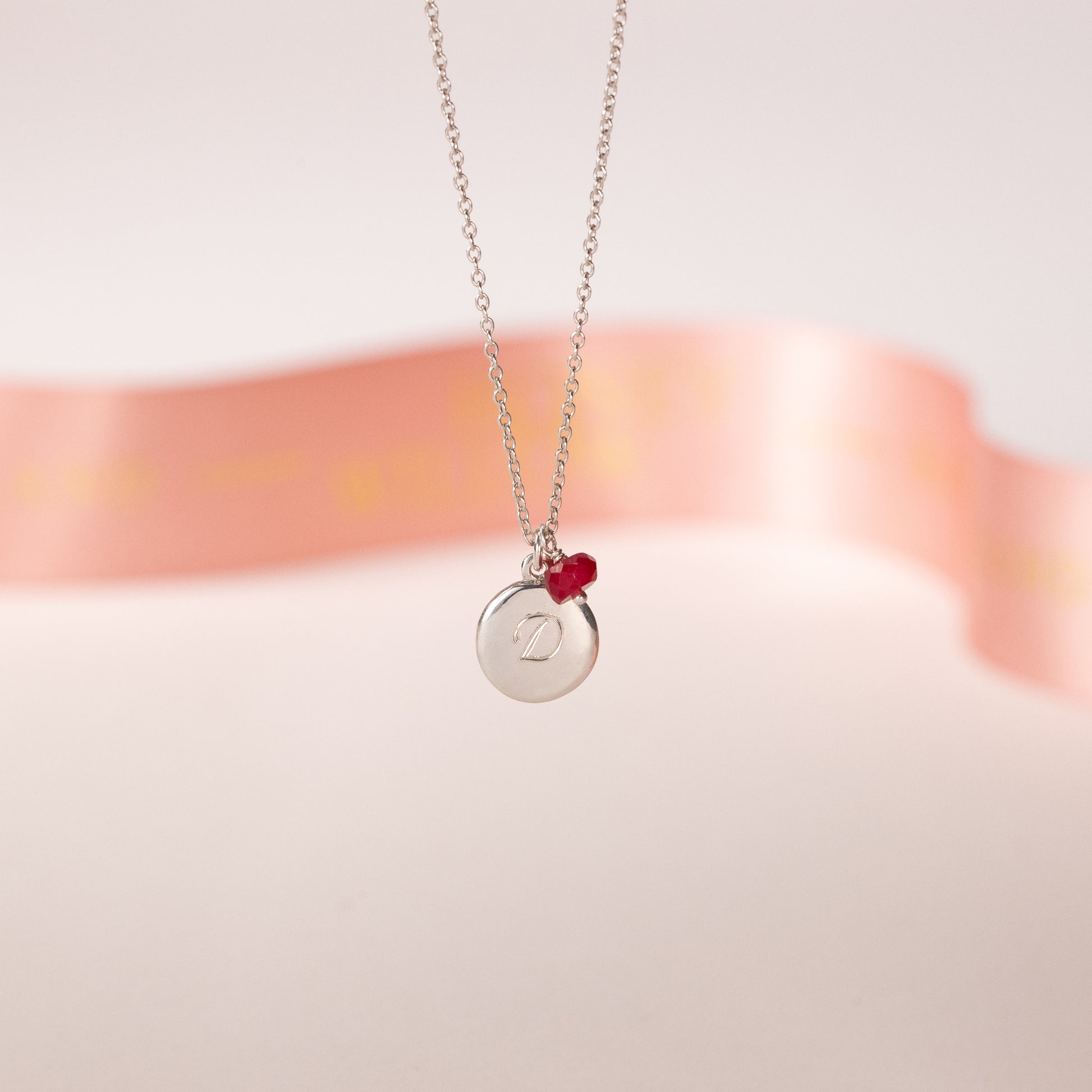 july birthstone necklace