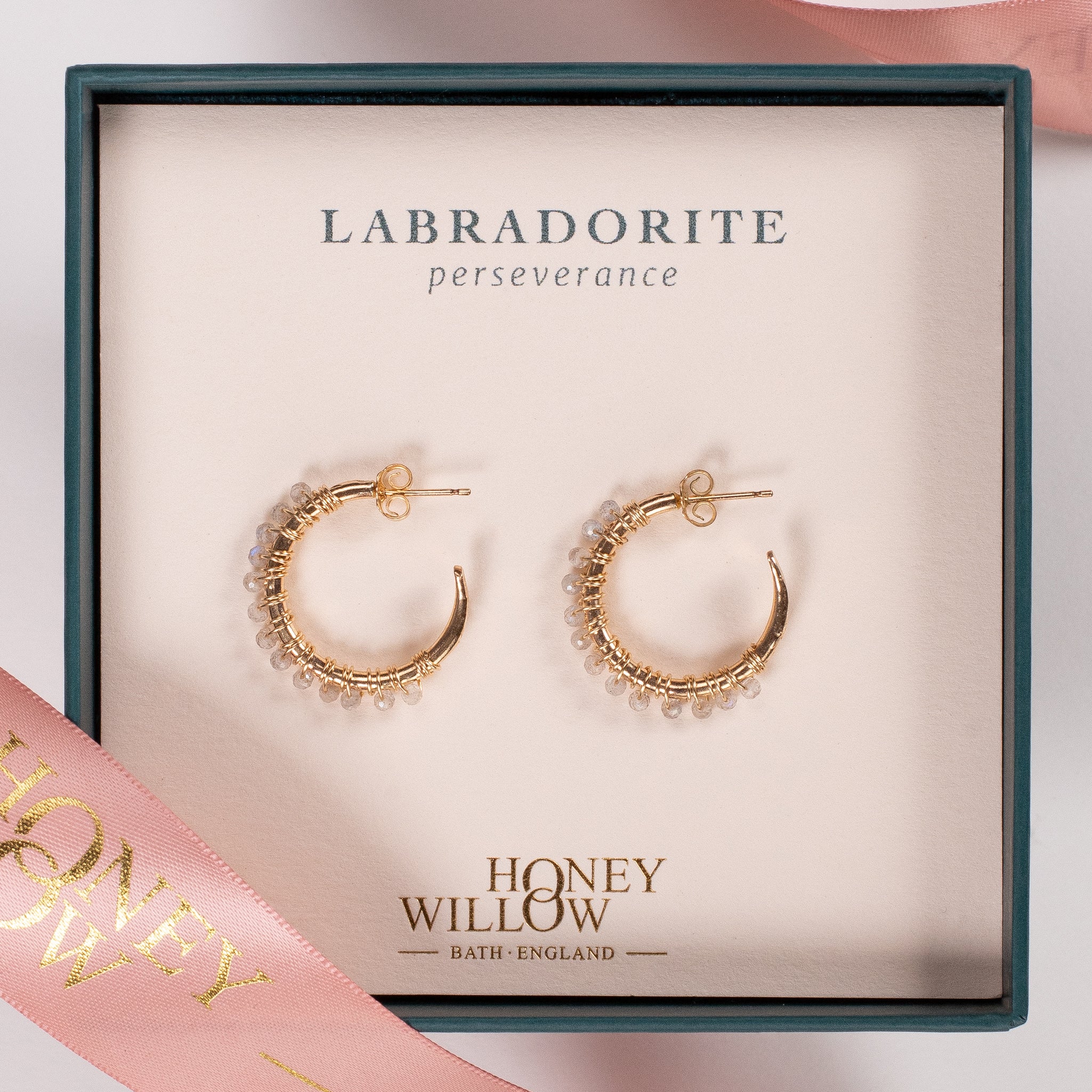 Labradorite orders & Gold Hoops