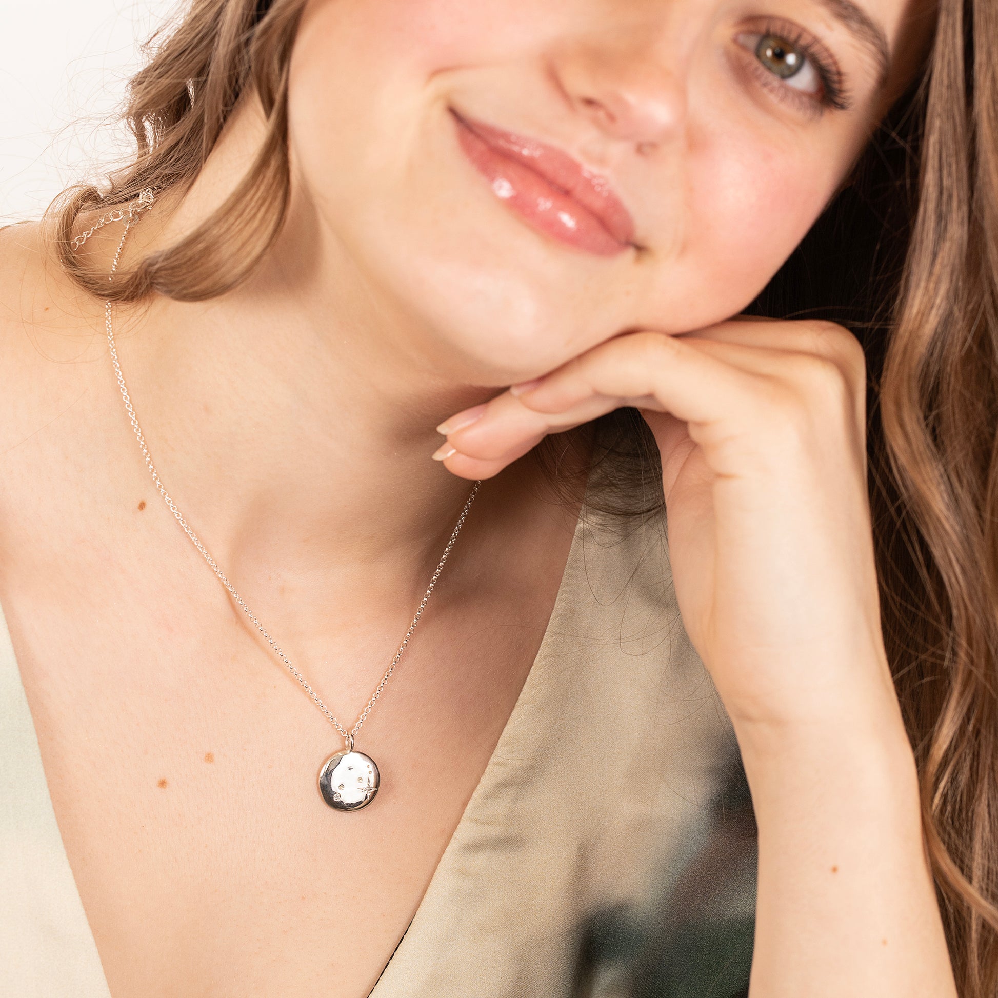 leo constellation necklace