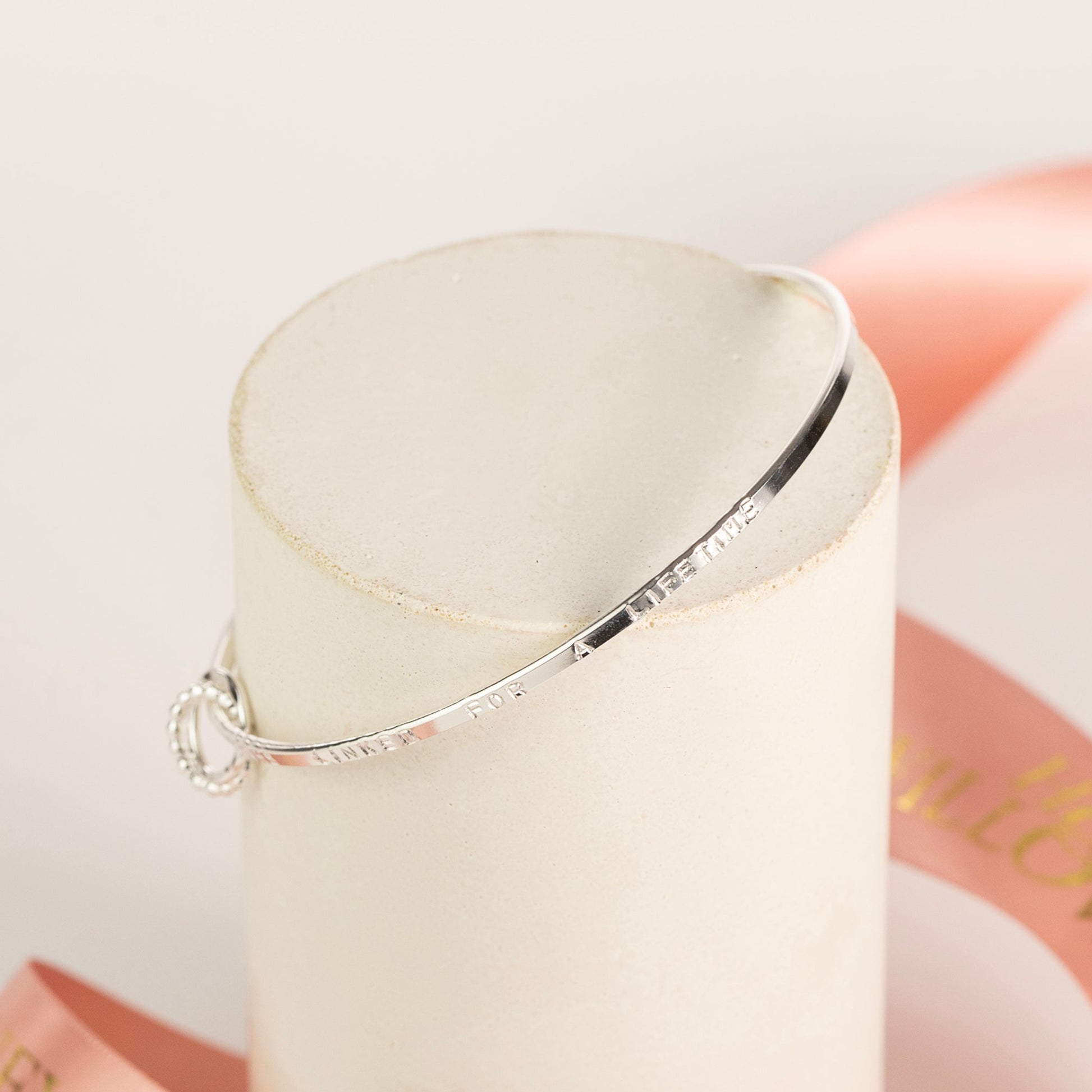 personalised friends bangle