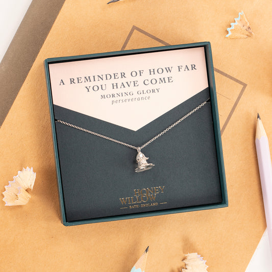 morning glory necklace