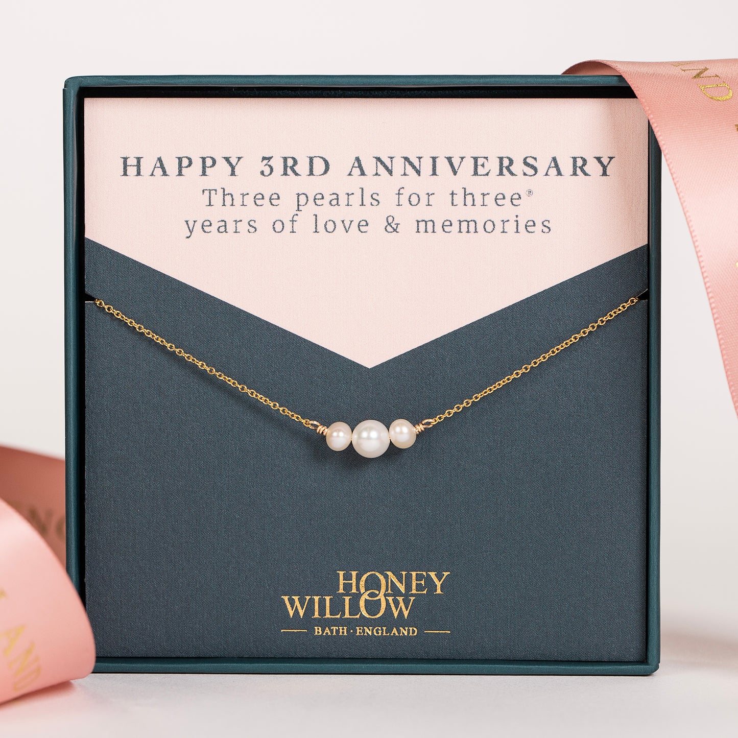 3rd anniversary necklace