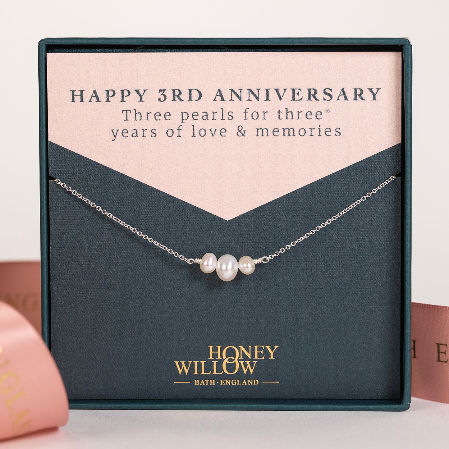 3rd anniversary necklace