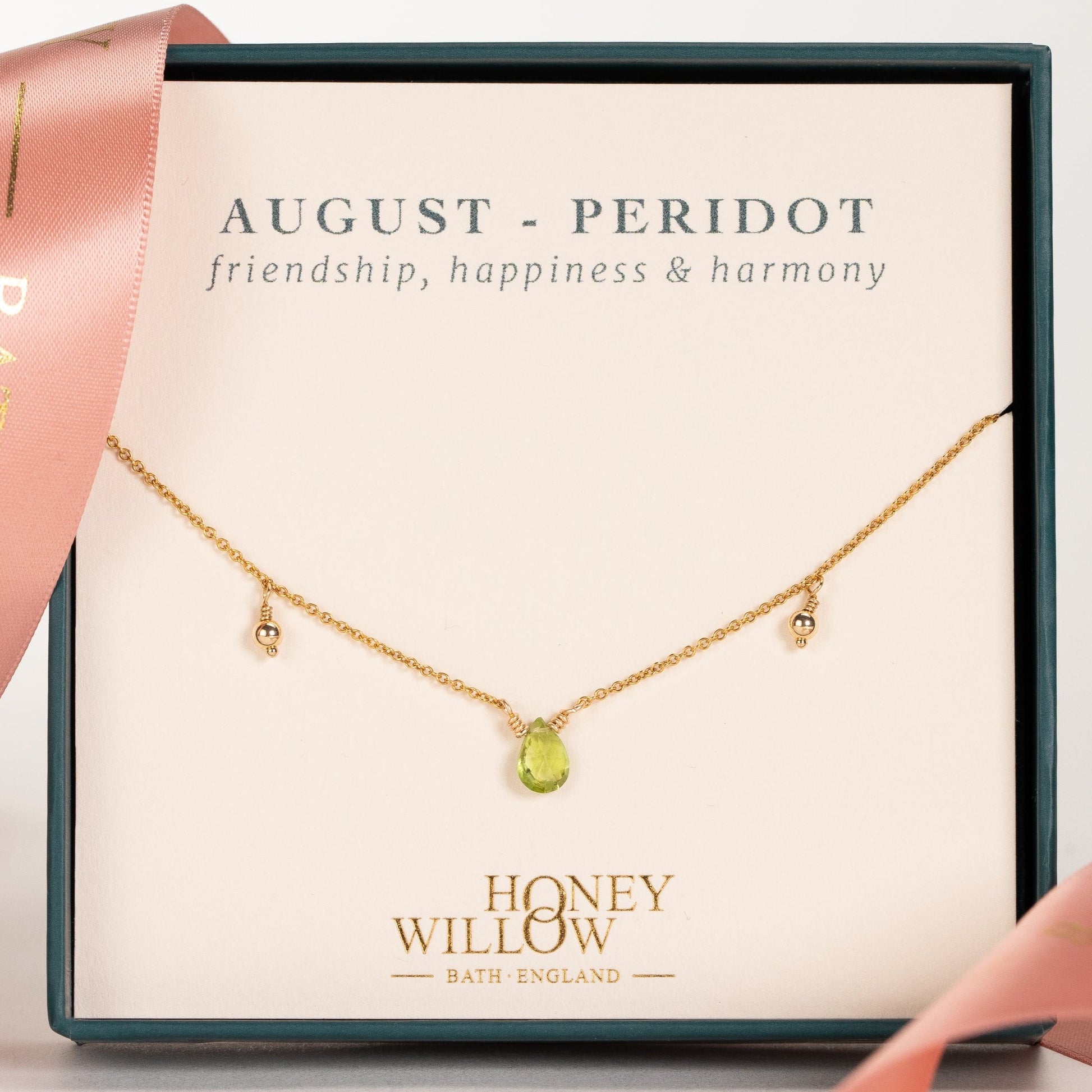 peridot necklace