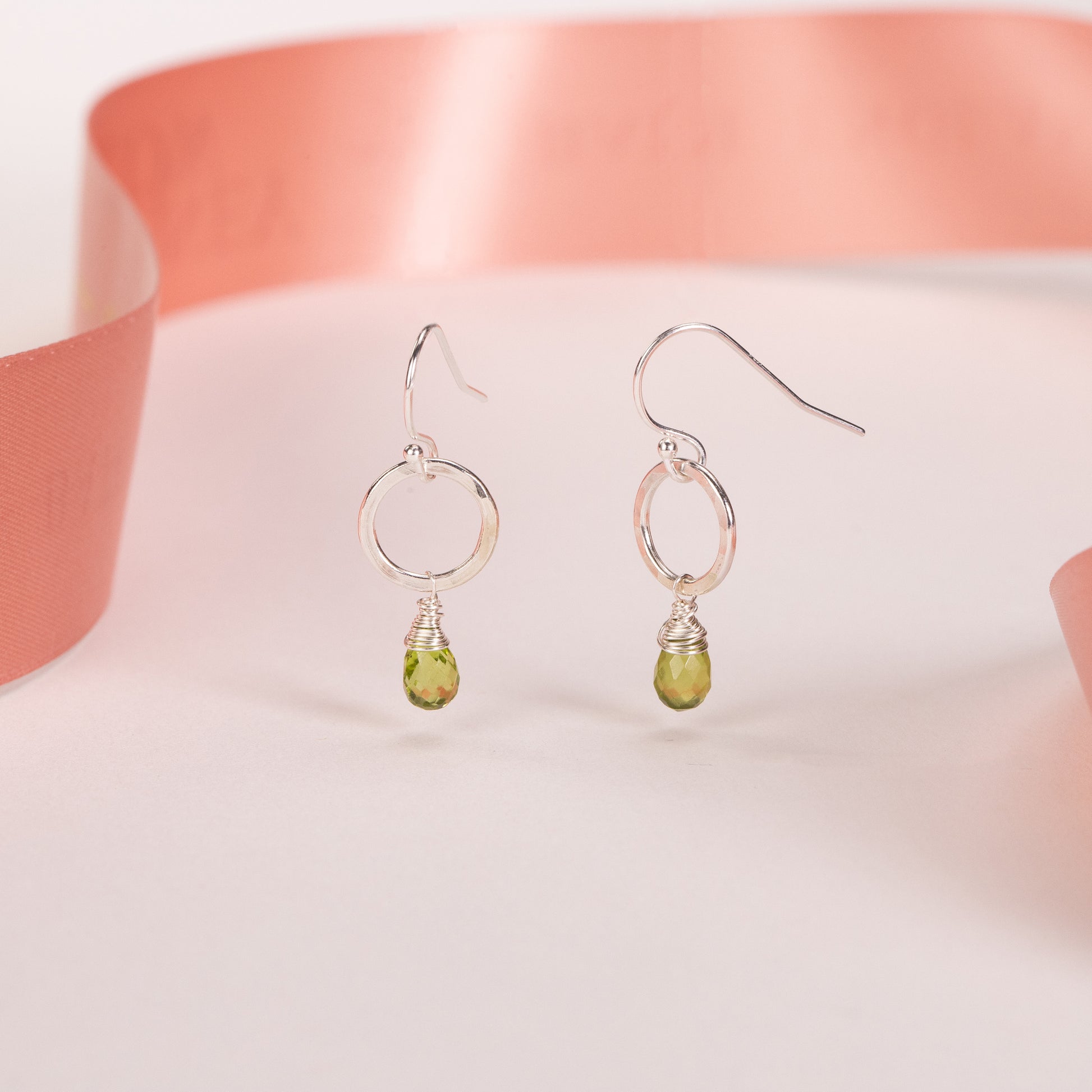 peridot earrings