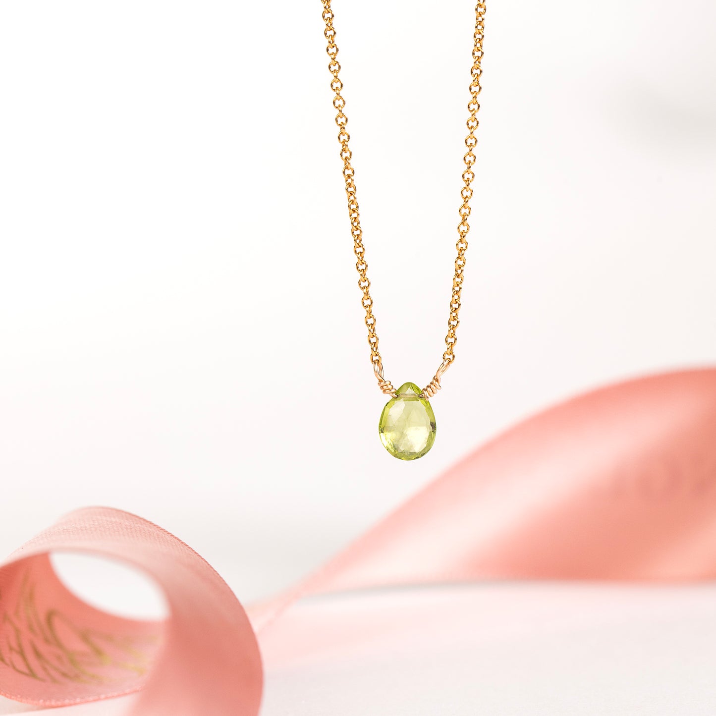 peridot necklace