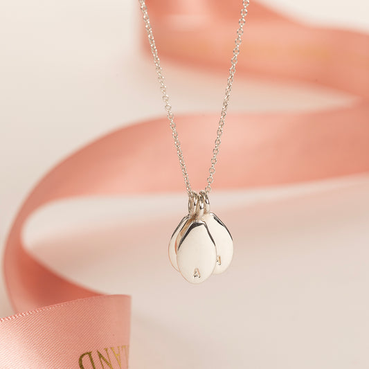 seed necklace with initials
