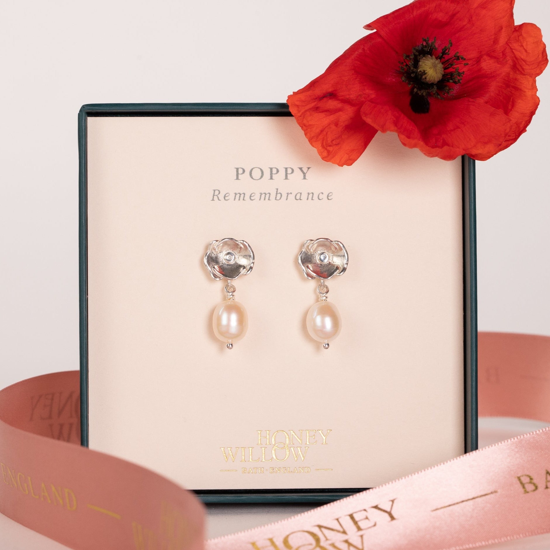 poppy earrings