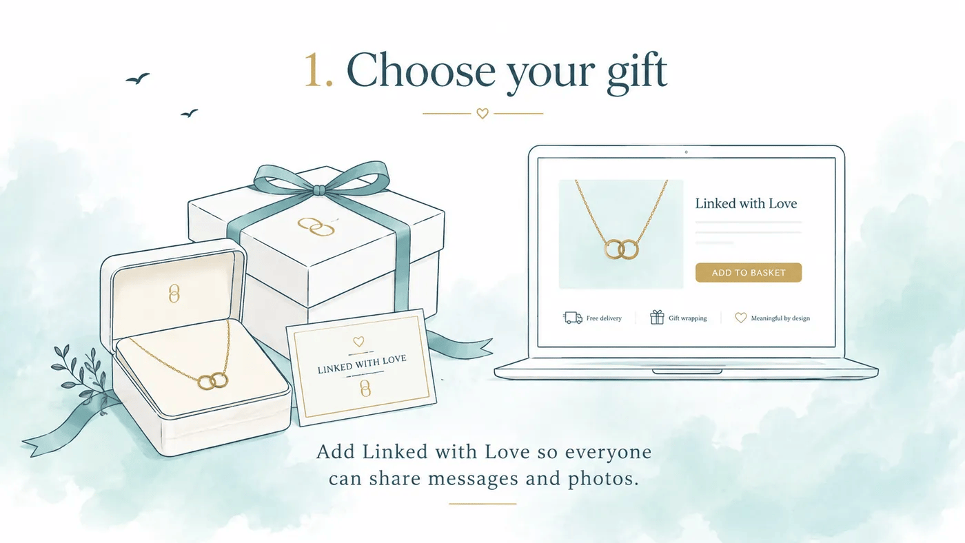 Linked with Love Online Gift Messages