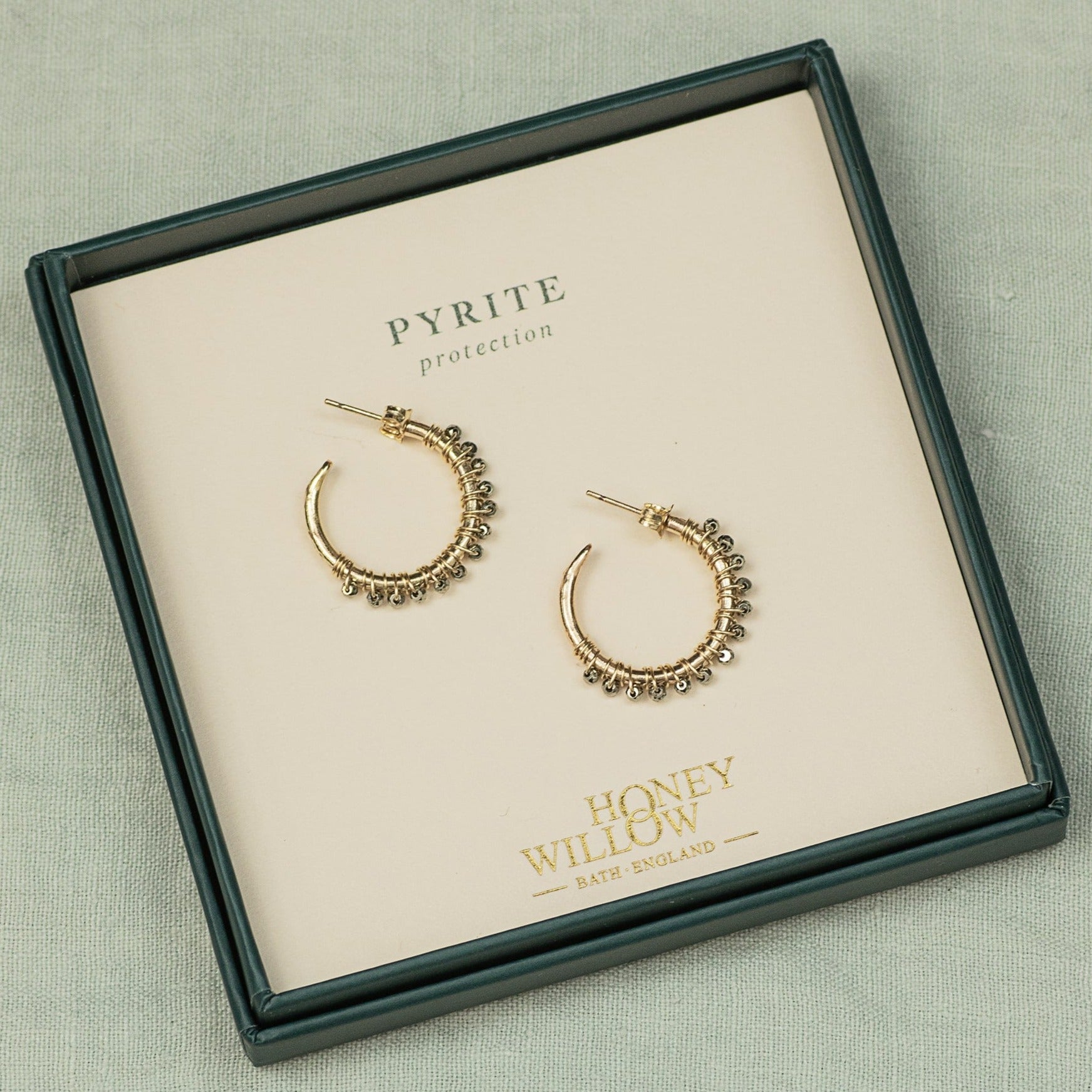 Pyrite Hoops - Protection