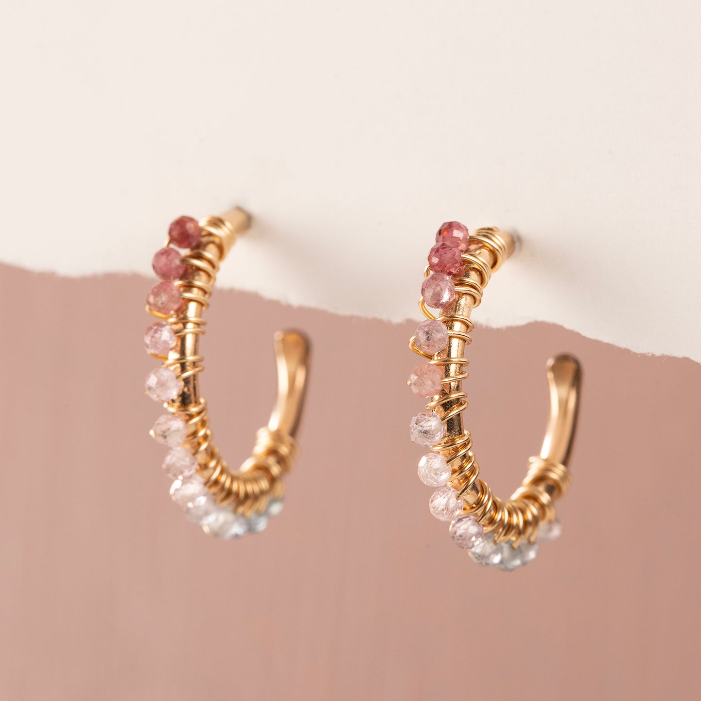 red spinel hoops