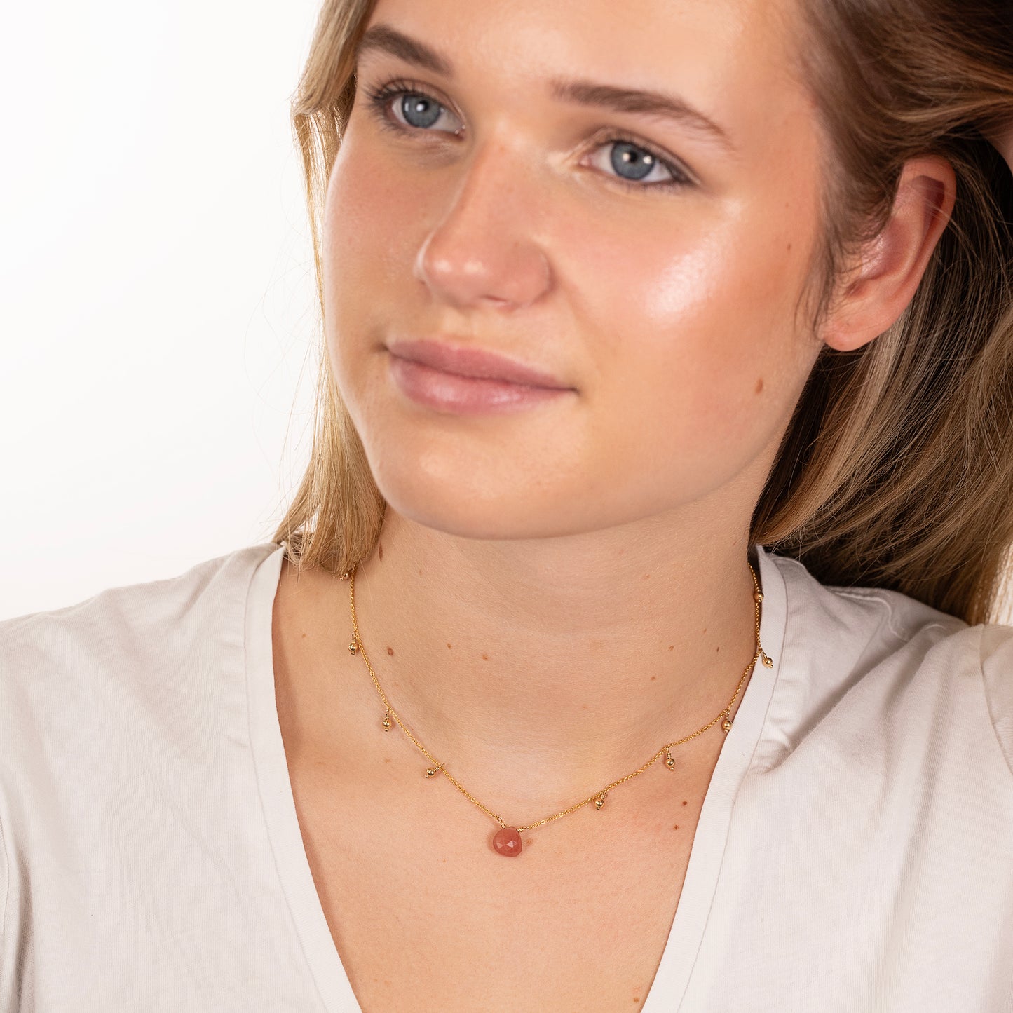 rhodochrosite necklace