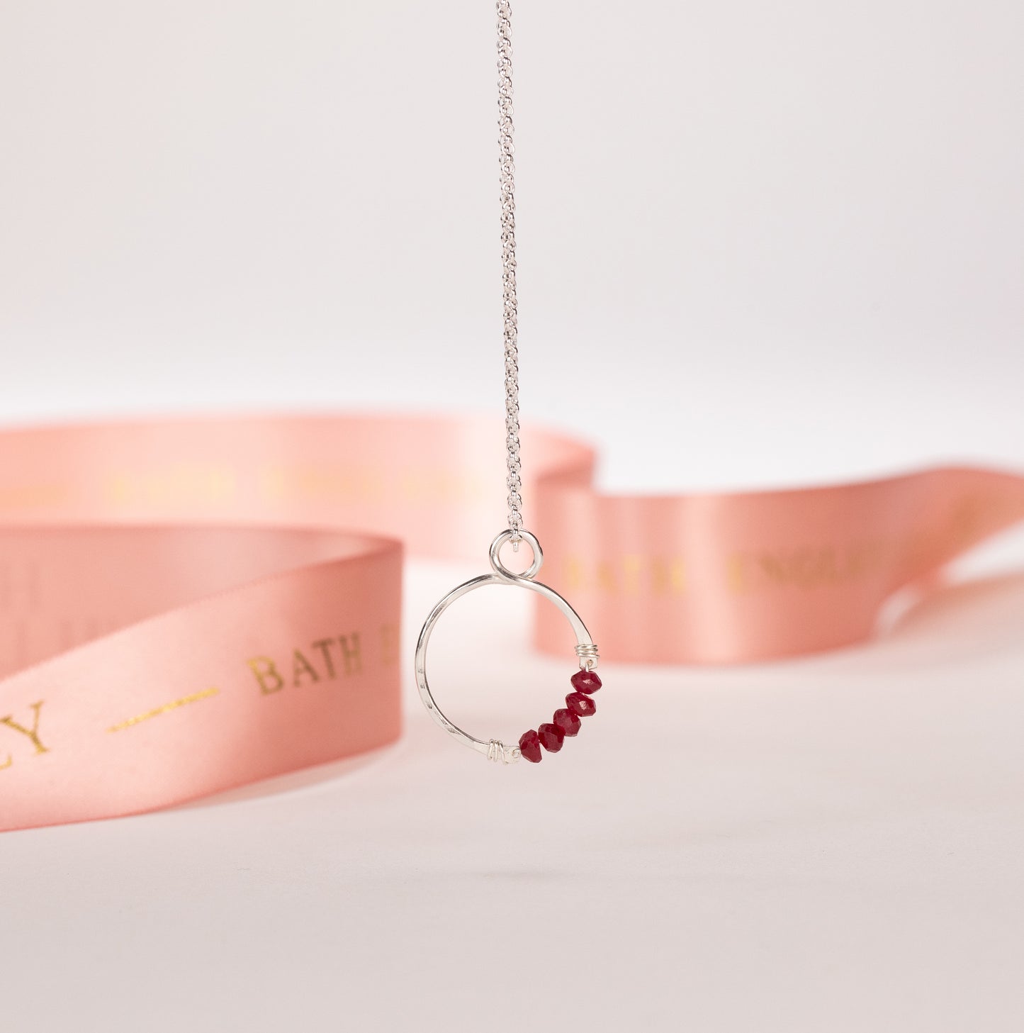 ruby infinity necklace