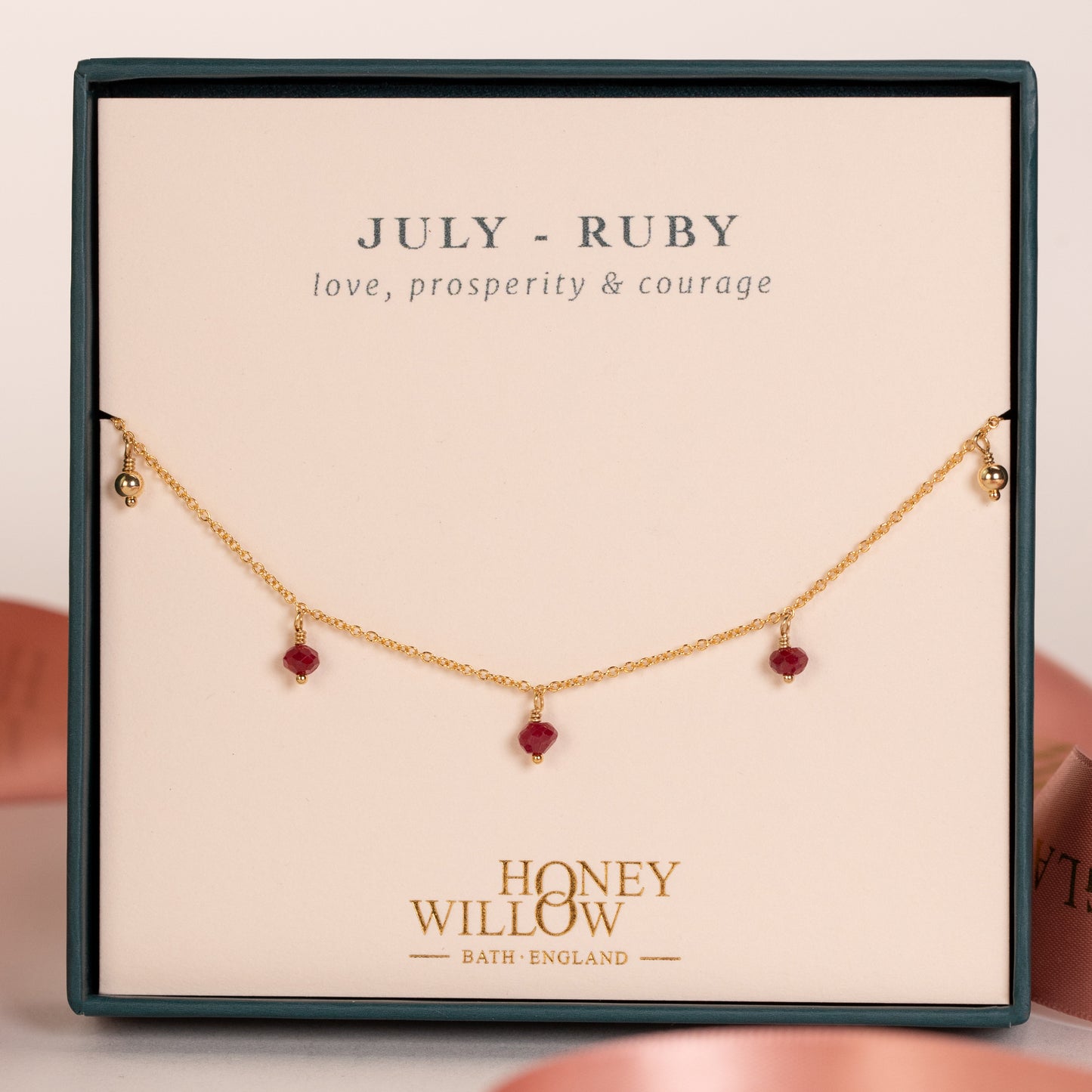 july birthstone necklace