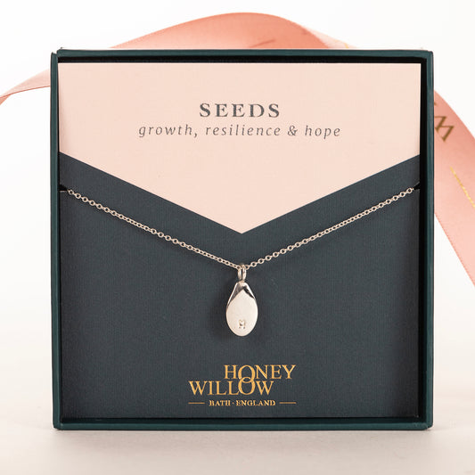 personalised seed necklace