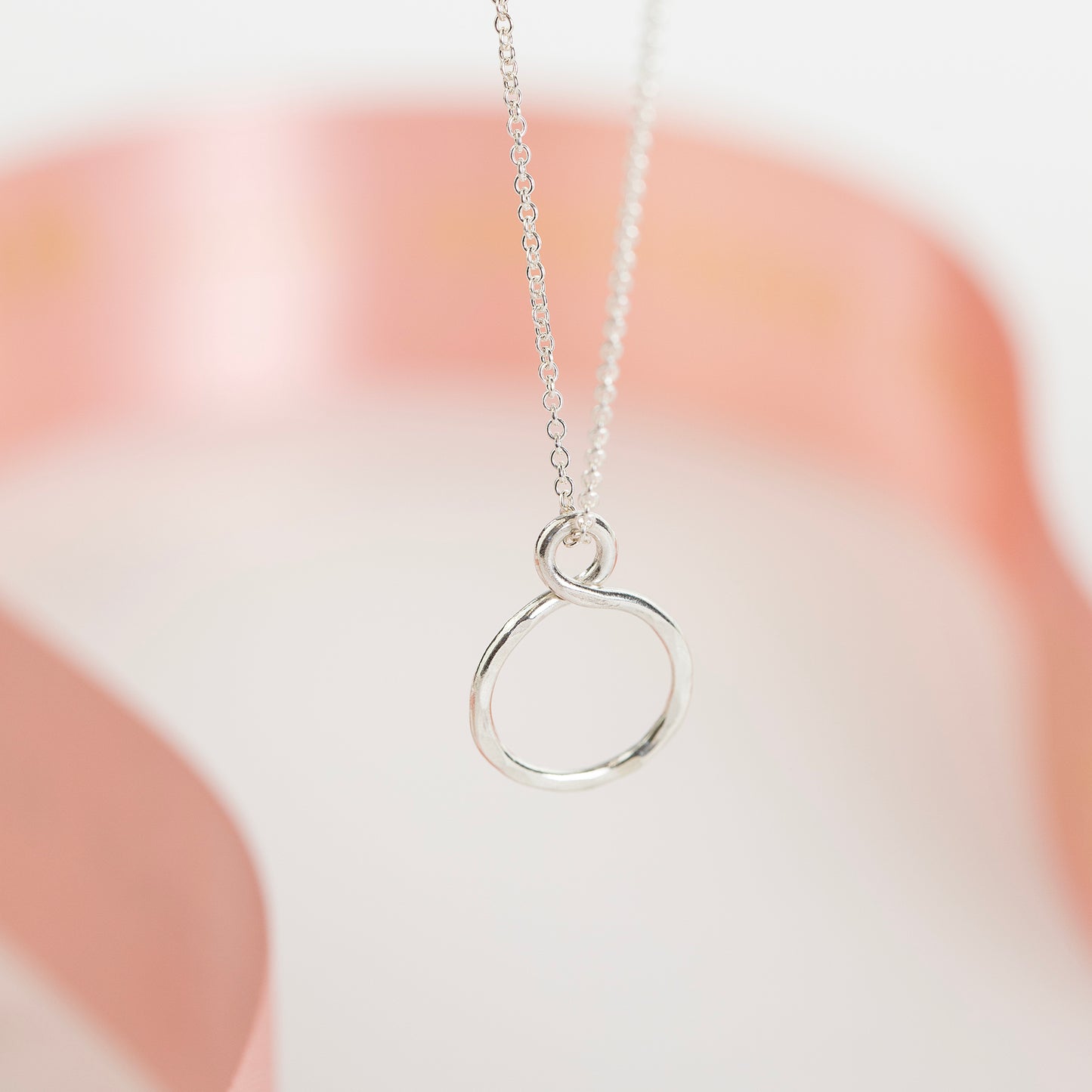 silver infinity necklace