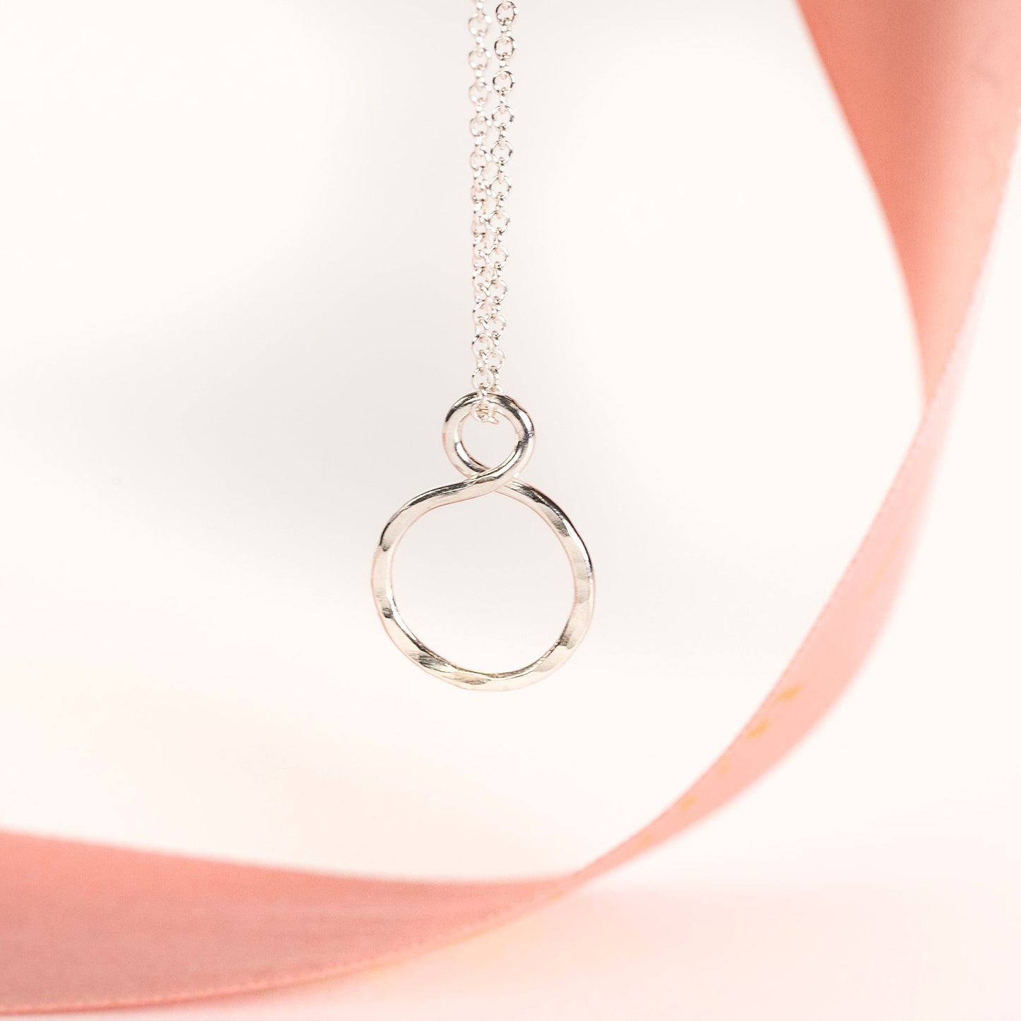 silver infinity necklace