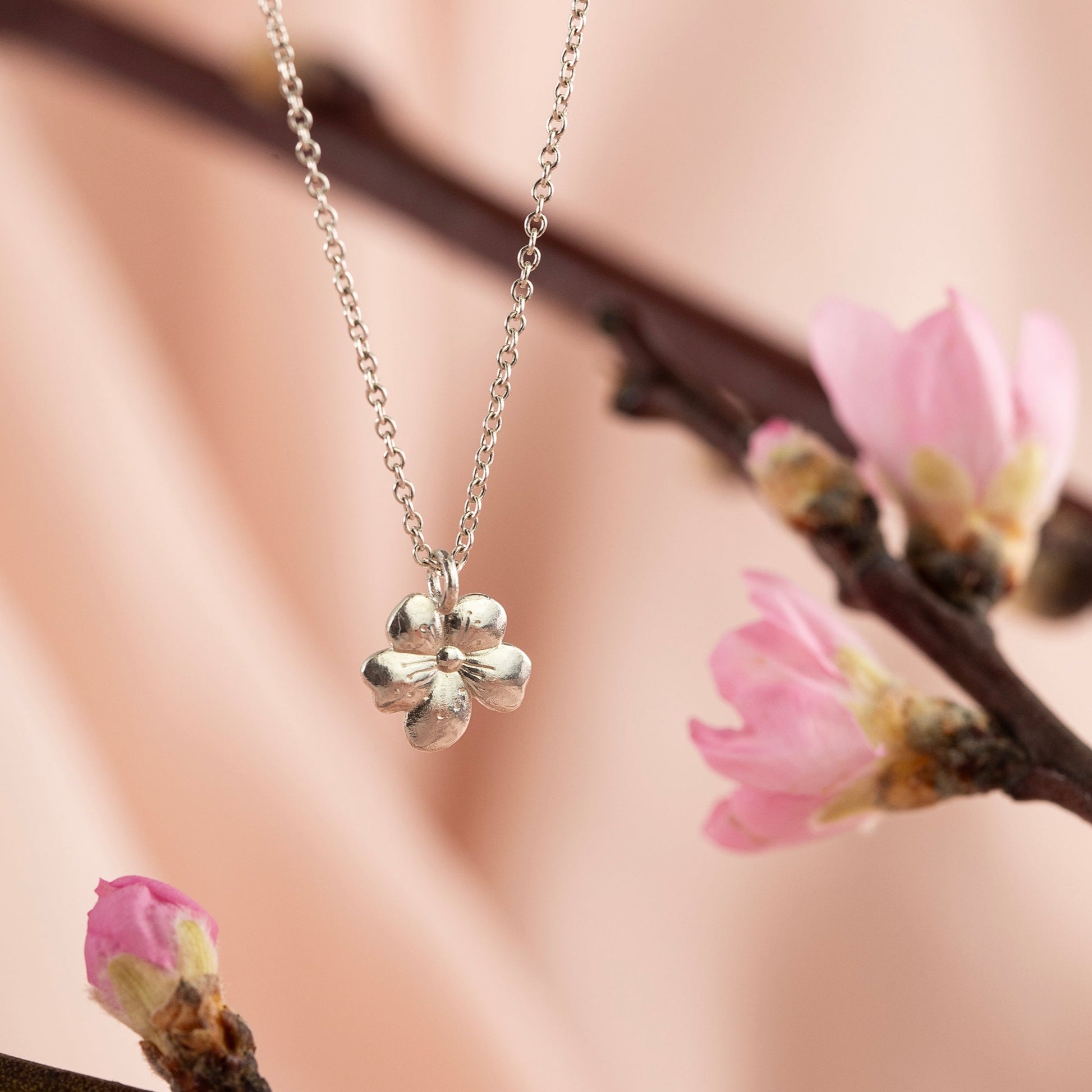 cherry blossom necklace