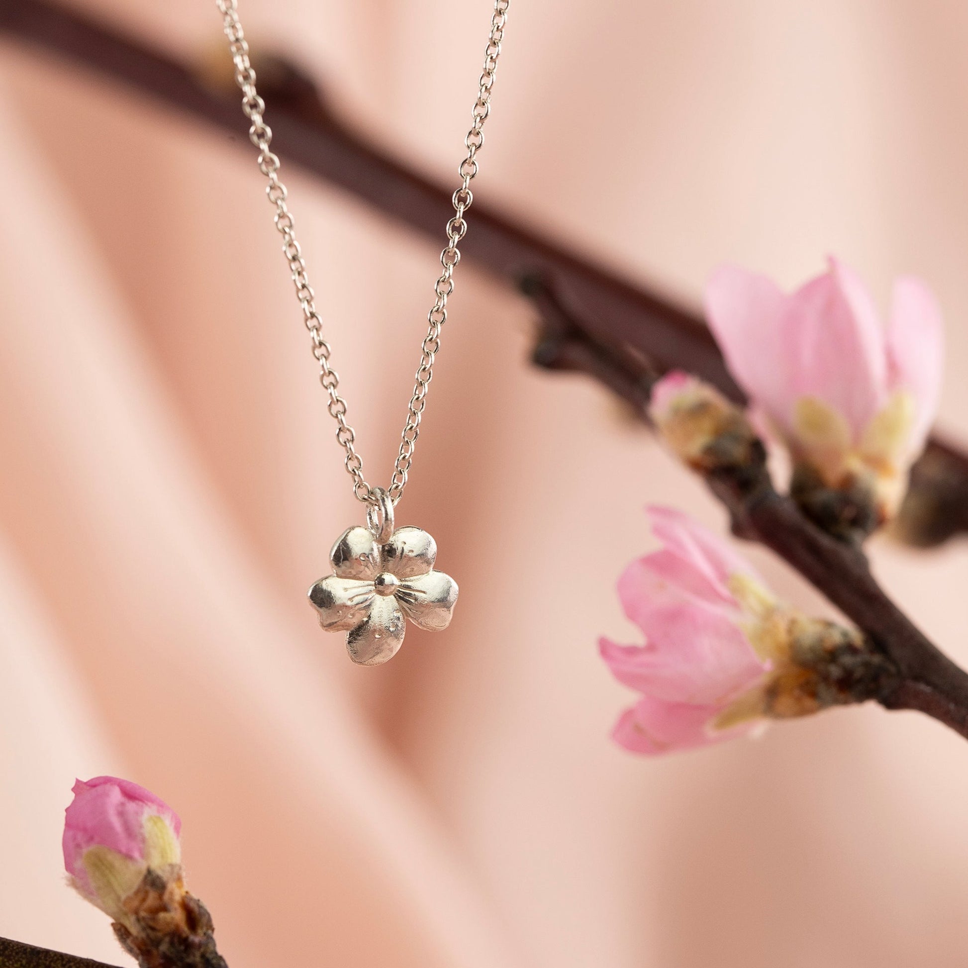 cherry blossom necklace