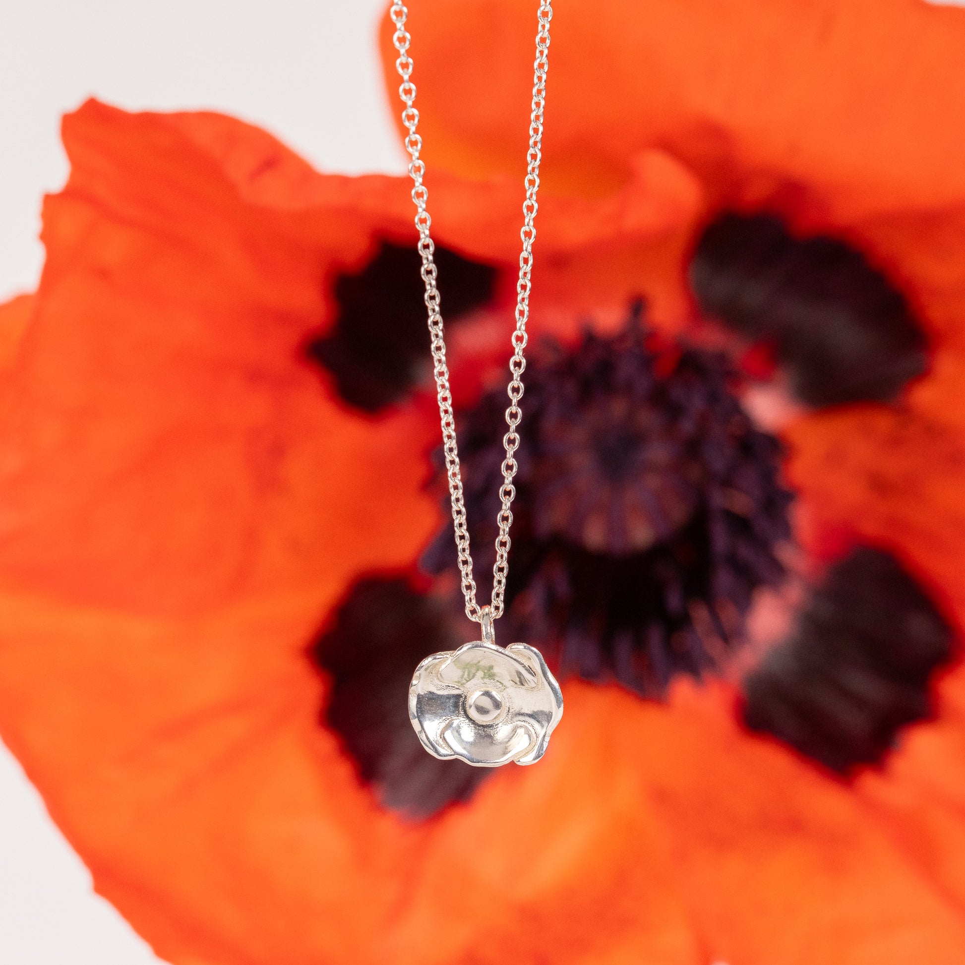 poppy necklace