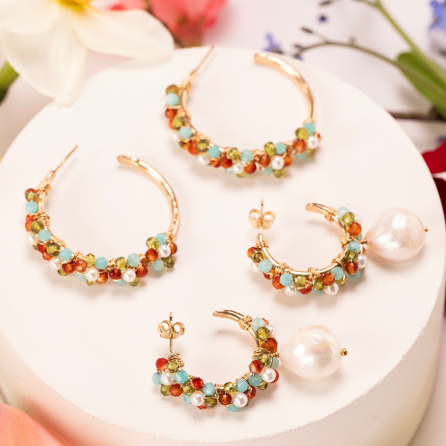 spring palette hoops
