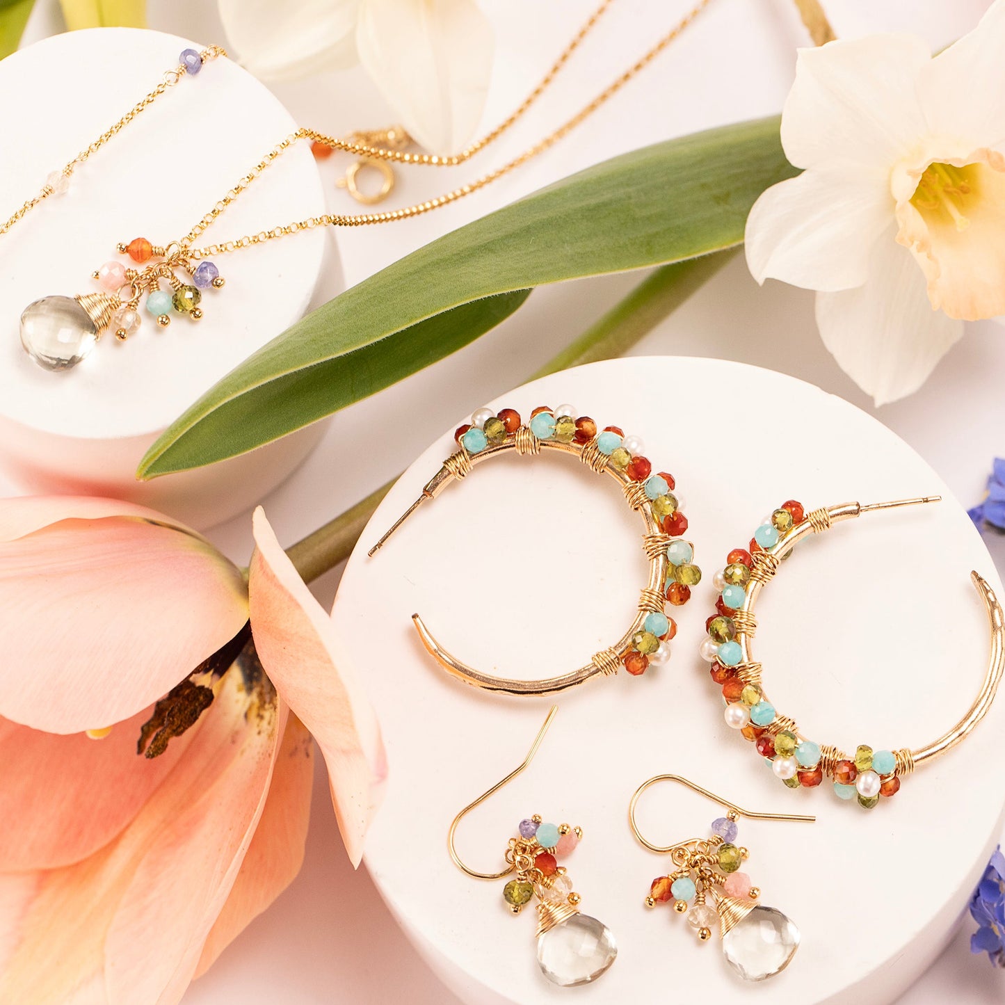 spring colour palette jewellery