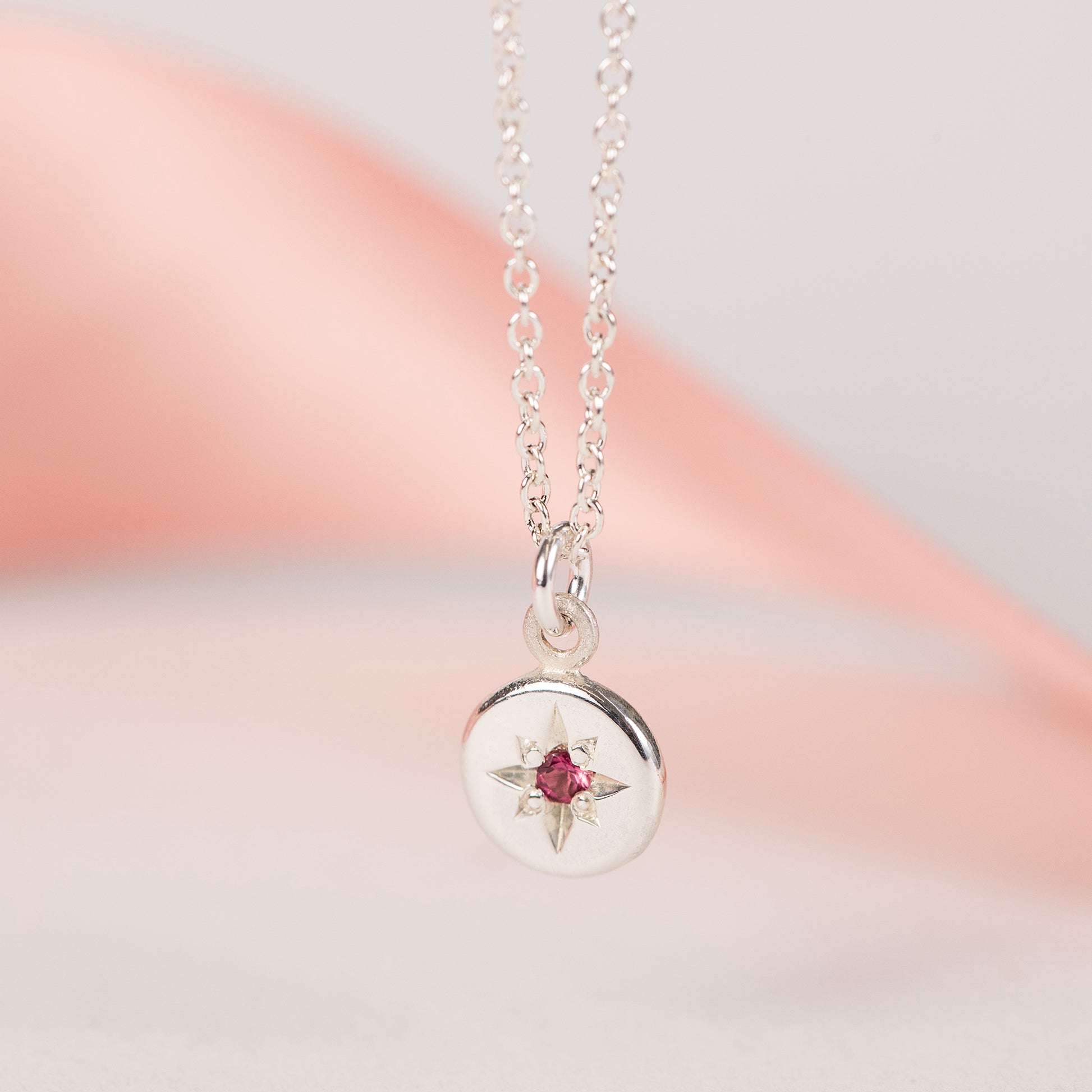 October birthstone necklace