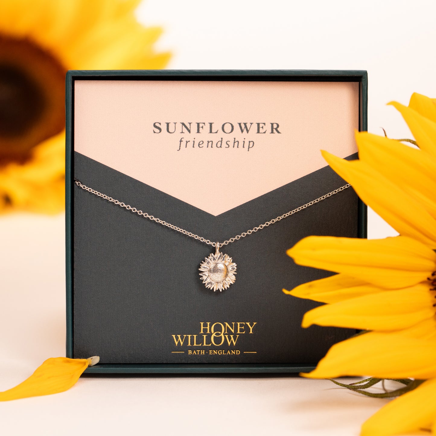 sunflower necklace