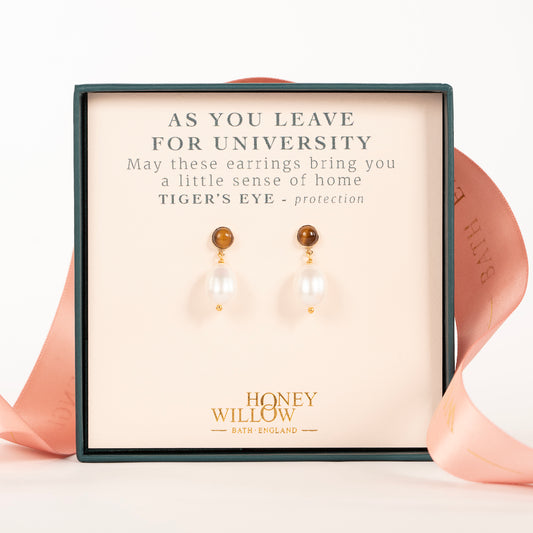 tigers eye earrings
