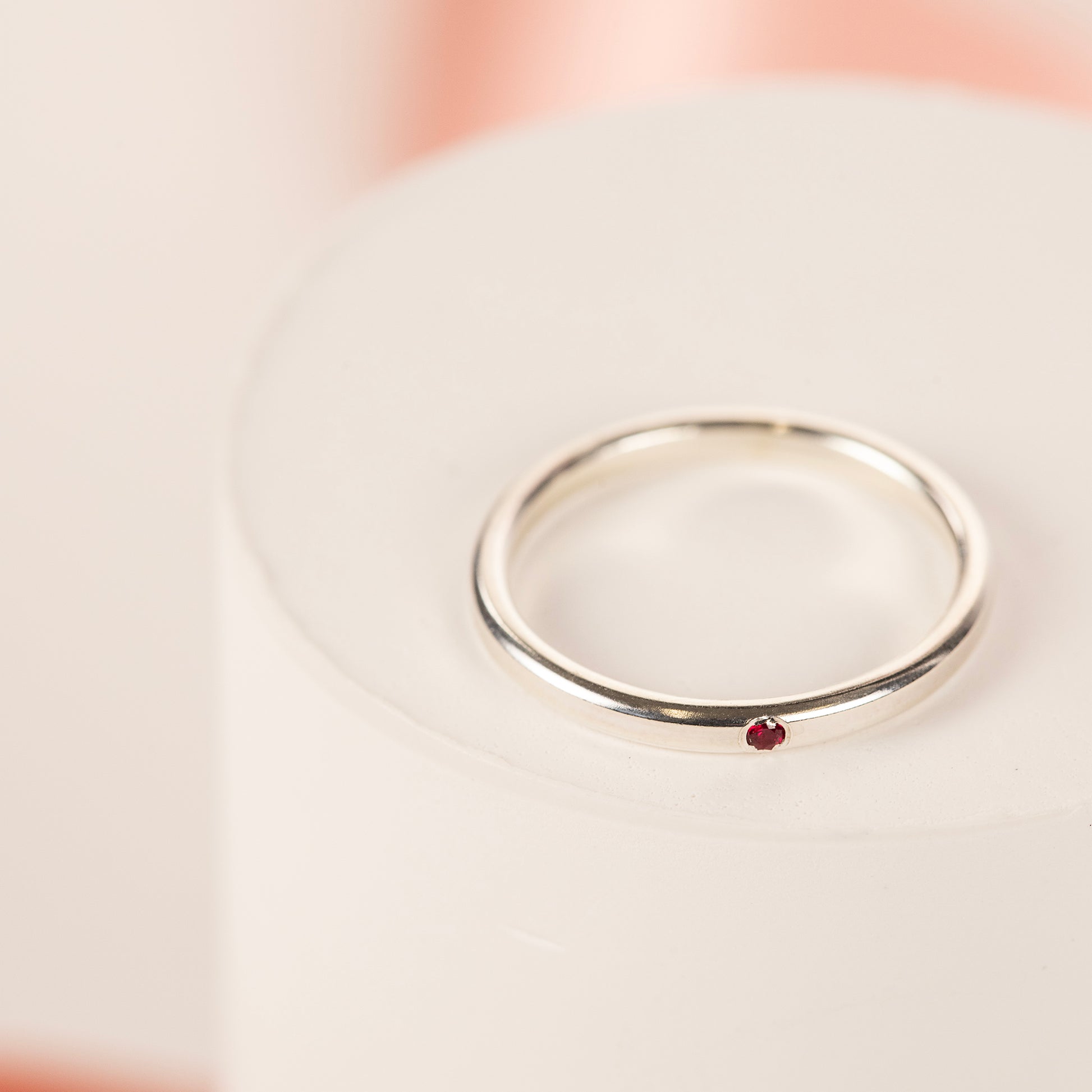 tiny birthstone ring