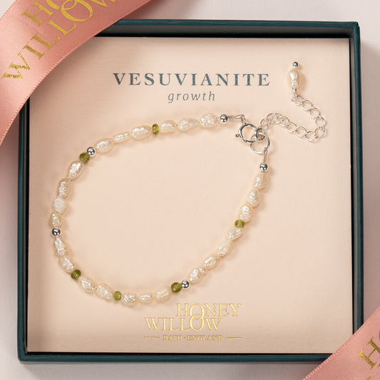 vesuvianite bracelet