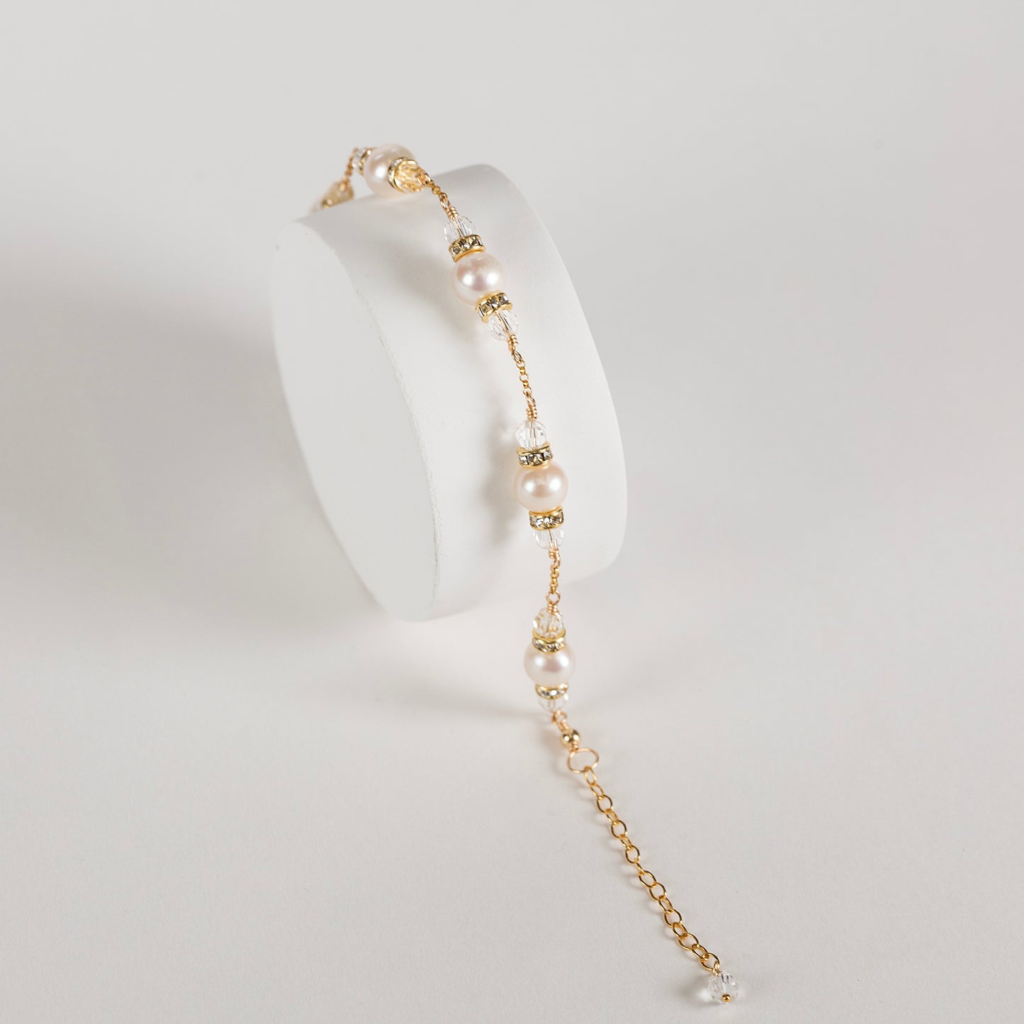 Pearl Wedding Bracelet - Silver & Gold - Vita