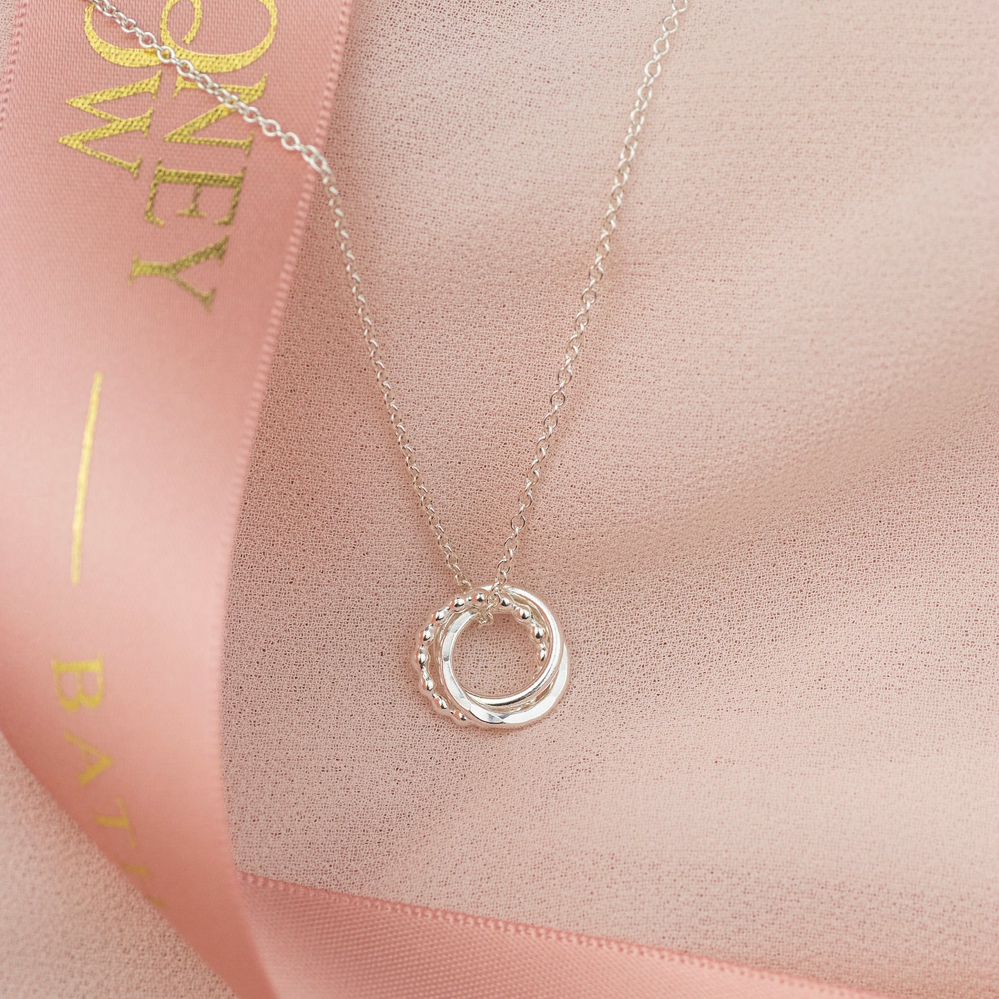 Mum-To-Be Gift - Silver Love Knot Necklace