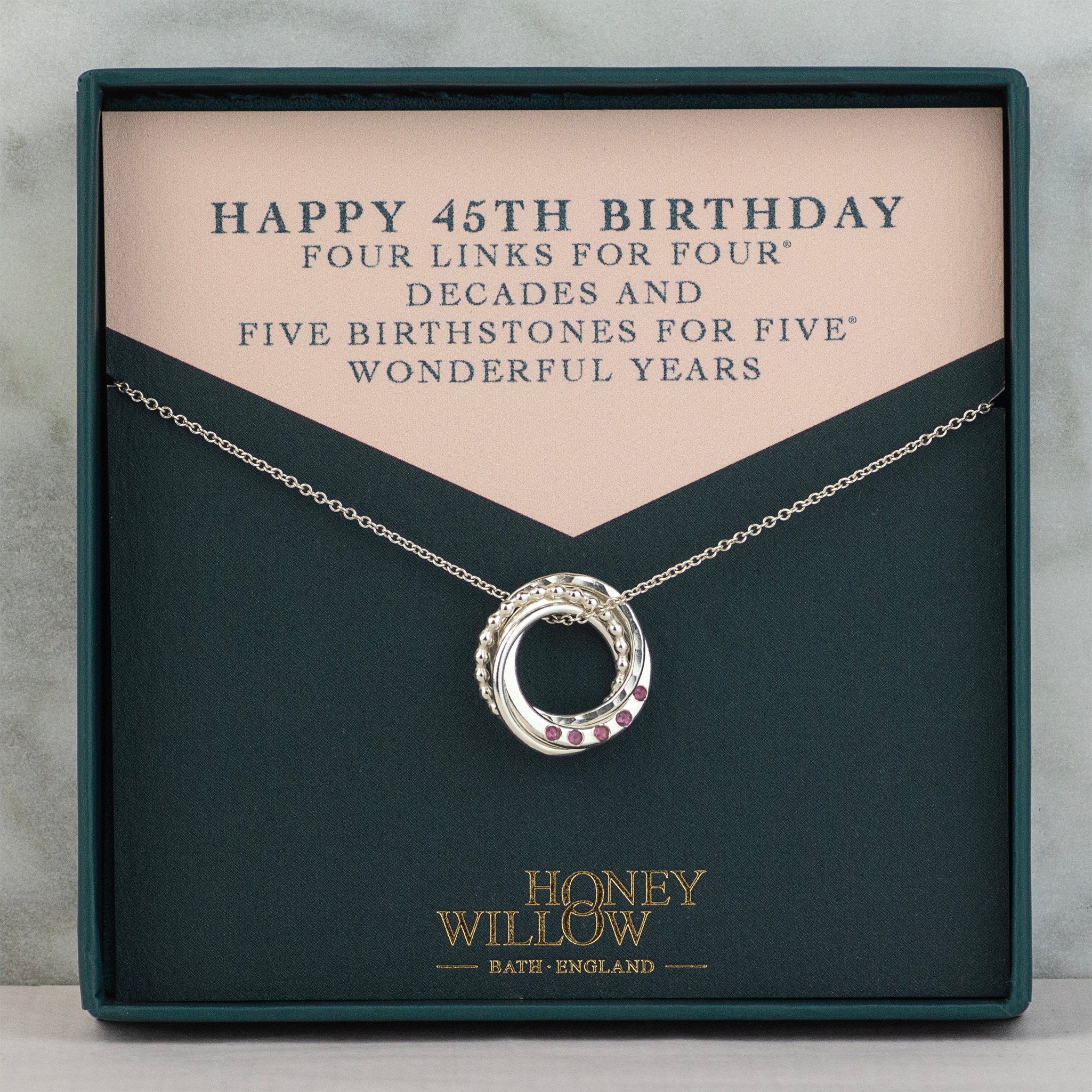 Sterling silver store birth year necklace