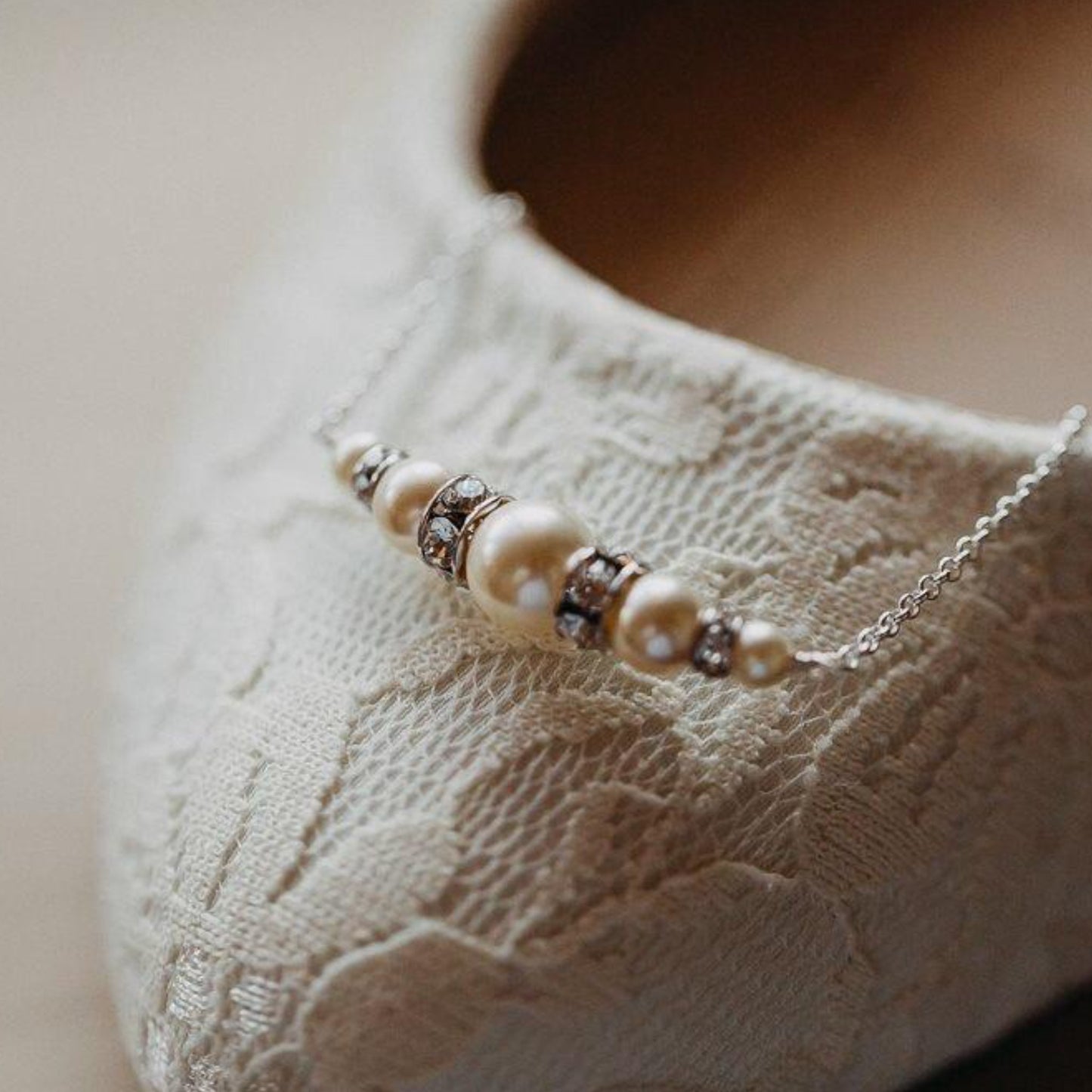 Bridal Back Drop Necklace | Annika 