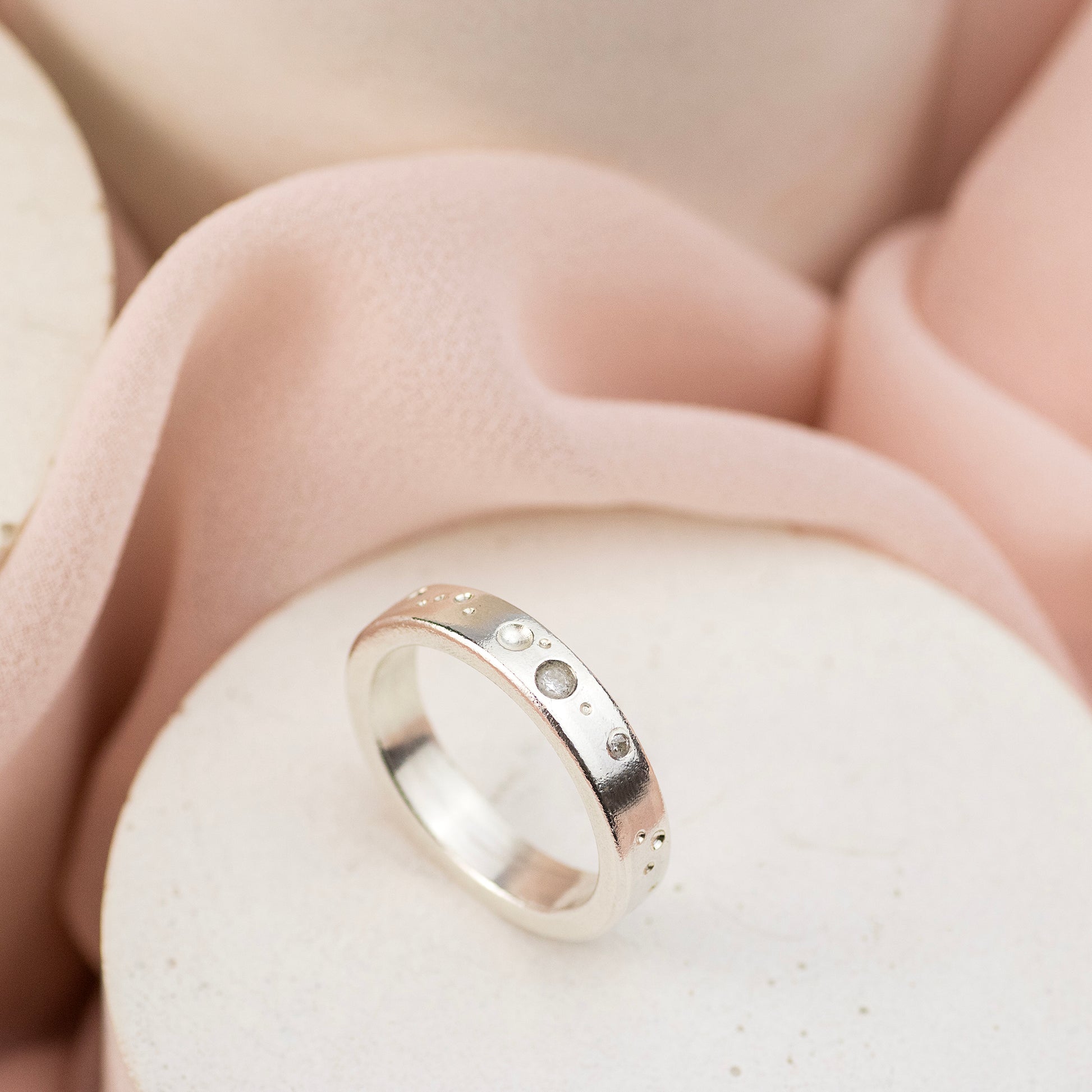 Double Diamond Felicity Ring - Silver