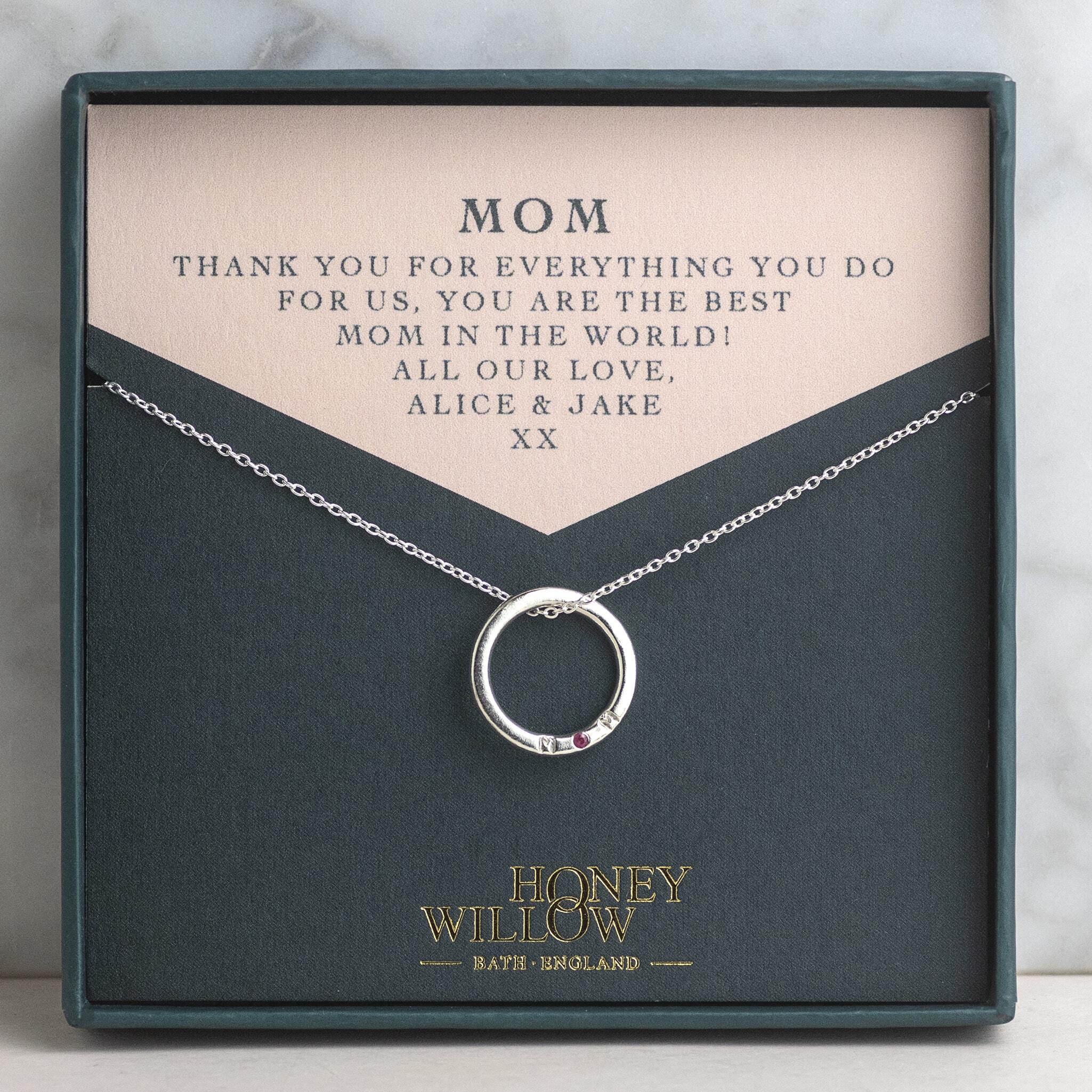 Birthstone presents for deals mom