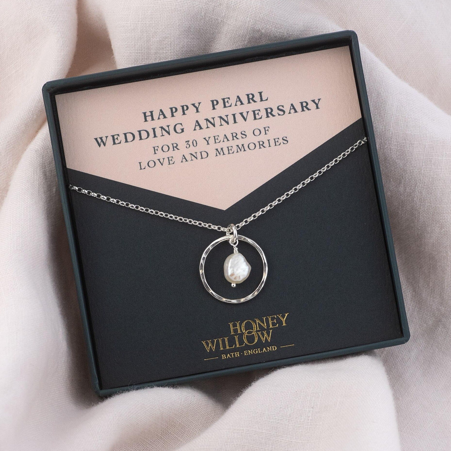 Pearl Wedding Anniversary Necklace - 30th Wedding Anniversary Gift