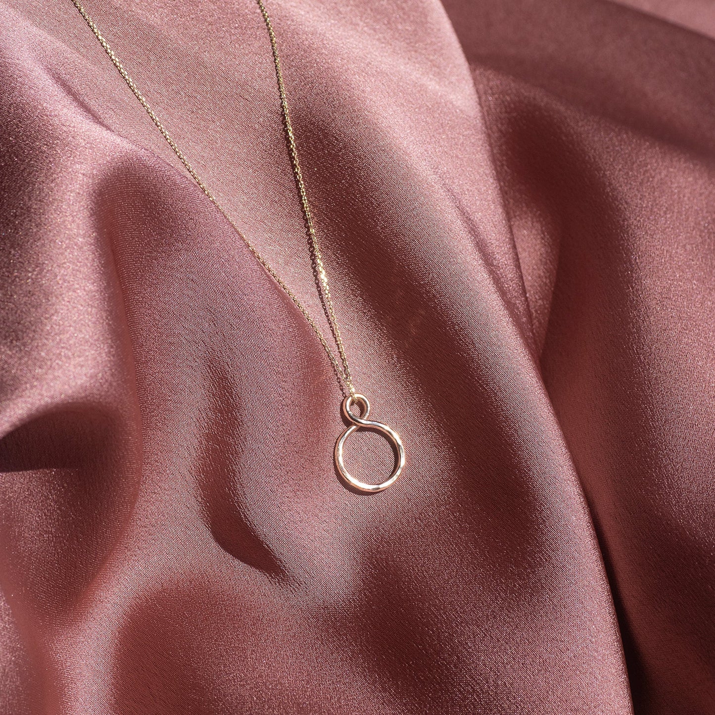 13th Birthday Gift - Petite Infinity Necklace - 9kt Gold