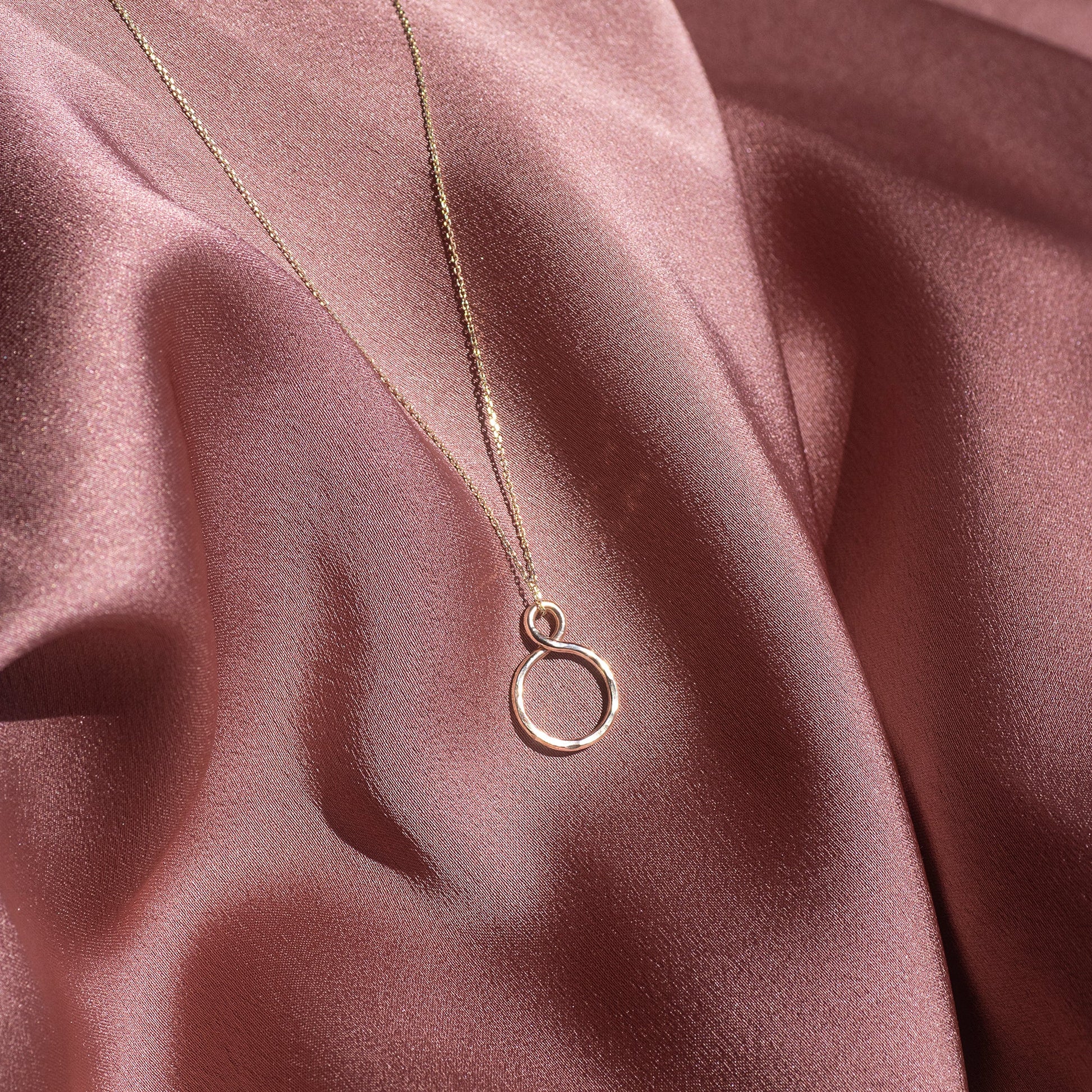 Gift for Niece - Tiny Infinity Necklace - 9kt Gold Media