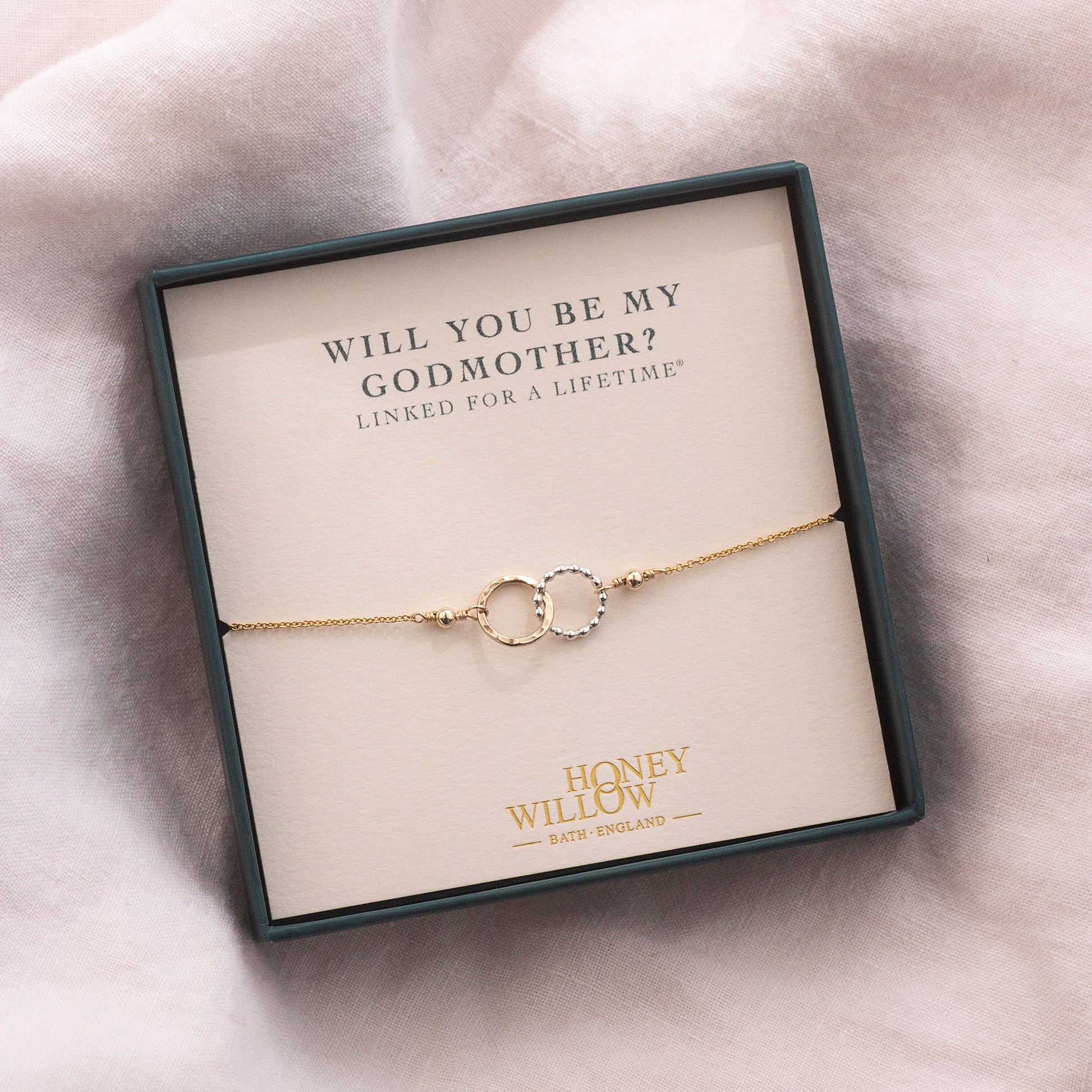 Will You Be My Godmother Gift - Love Link Bracelet