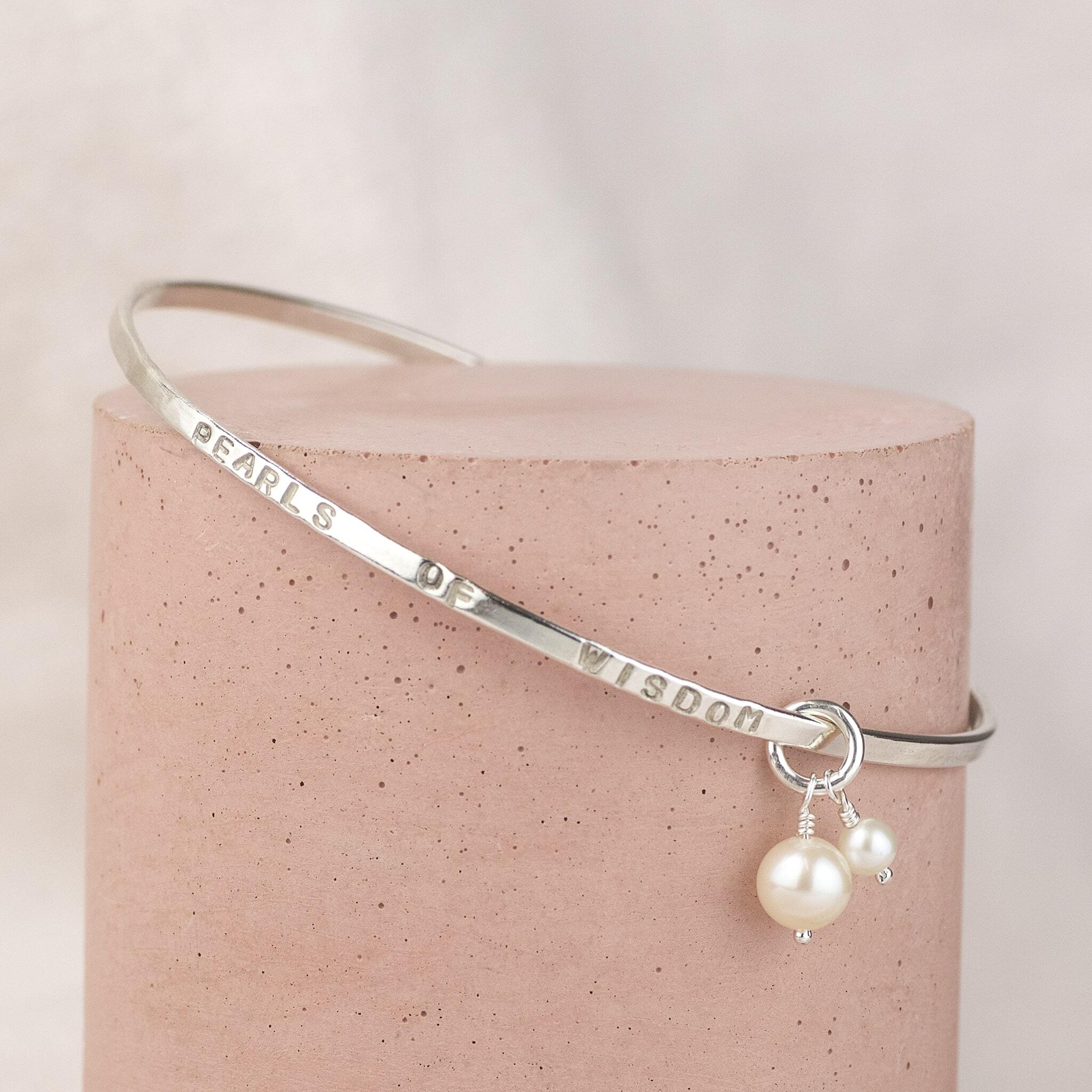 Sterling silver teacher on sale bracelet