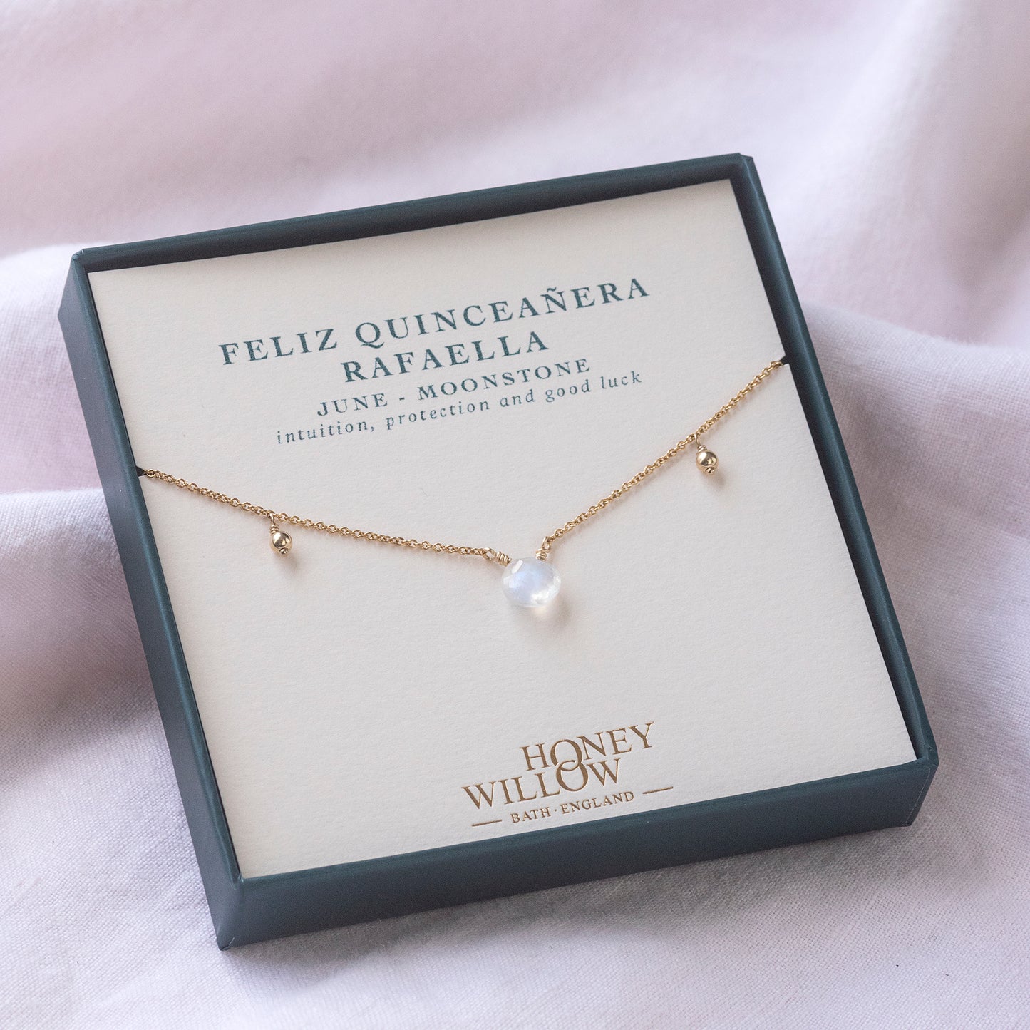 Quinceañera Gift - Birthstone Briolette Choker Necklace