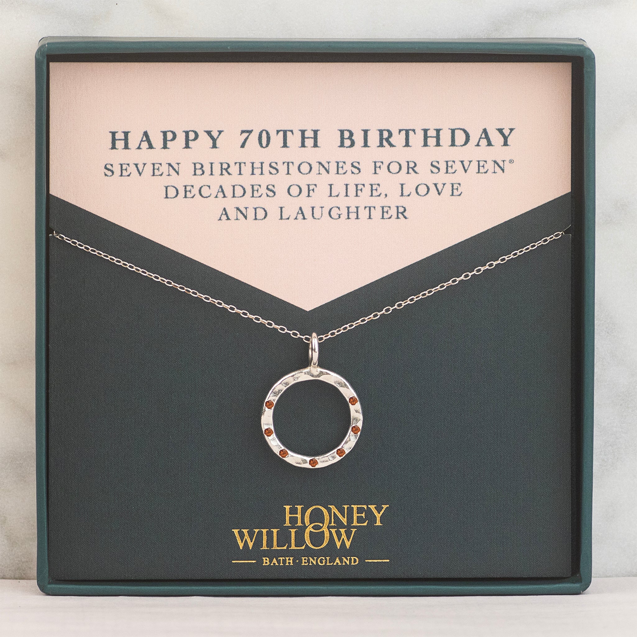 Amazon.com: Meaningful Jewelry Gifts 70th Birthday Gift Woman, 70th Birthday  Gift for Mom, 70th Birthday Gifts for Her, 70th Birthday Gift For Grandmom, 70th  Birthday Necklace With Message Card (Mahogany Luxury Box) :