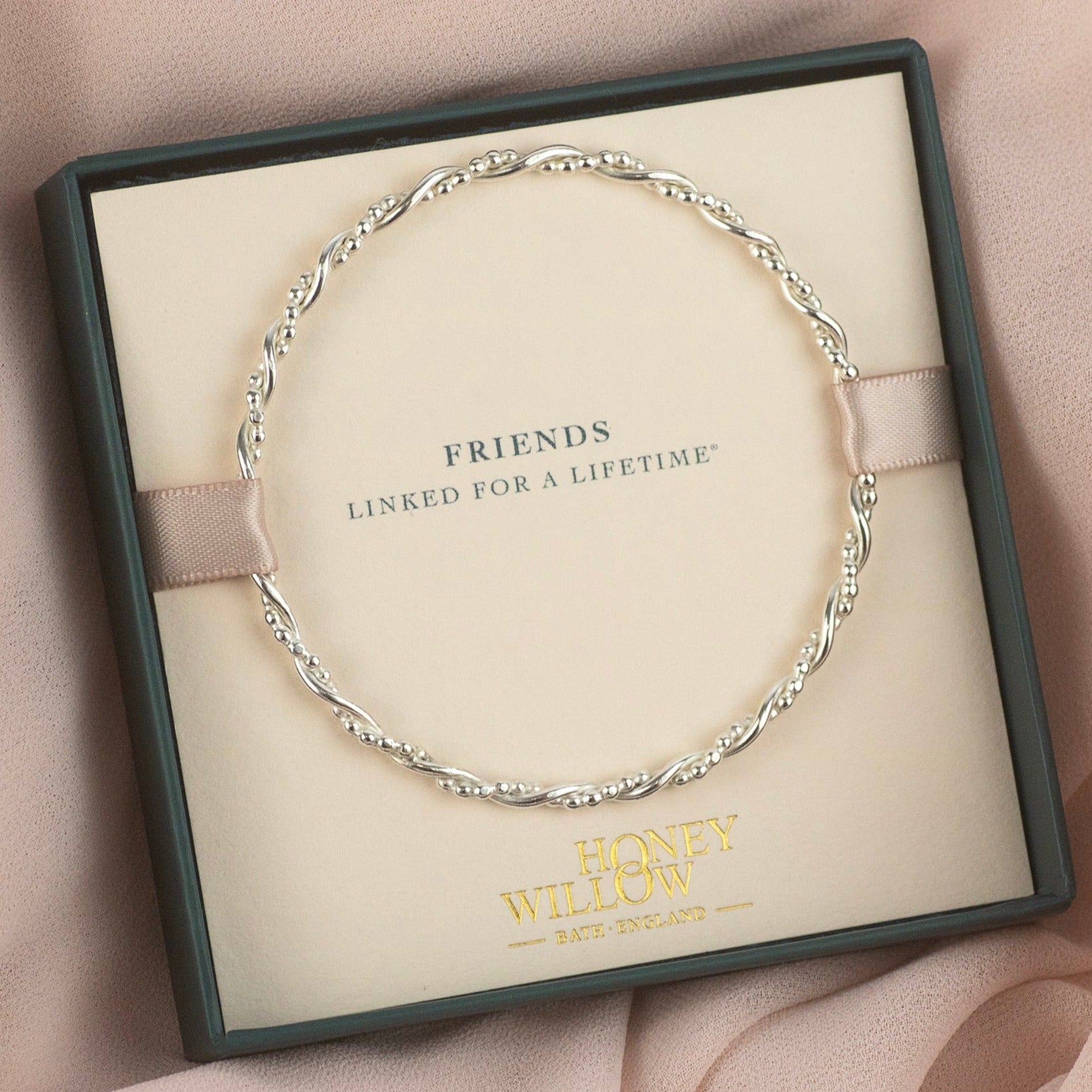 Friendship Bracelet - Entwined Bangle - Linked for a Lifetime